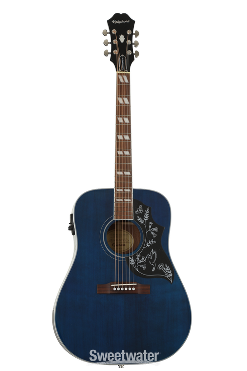 Epiphone Limited Edition Hummingbird PRO - Blue Burst - Sweetwater