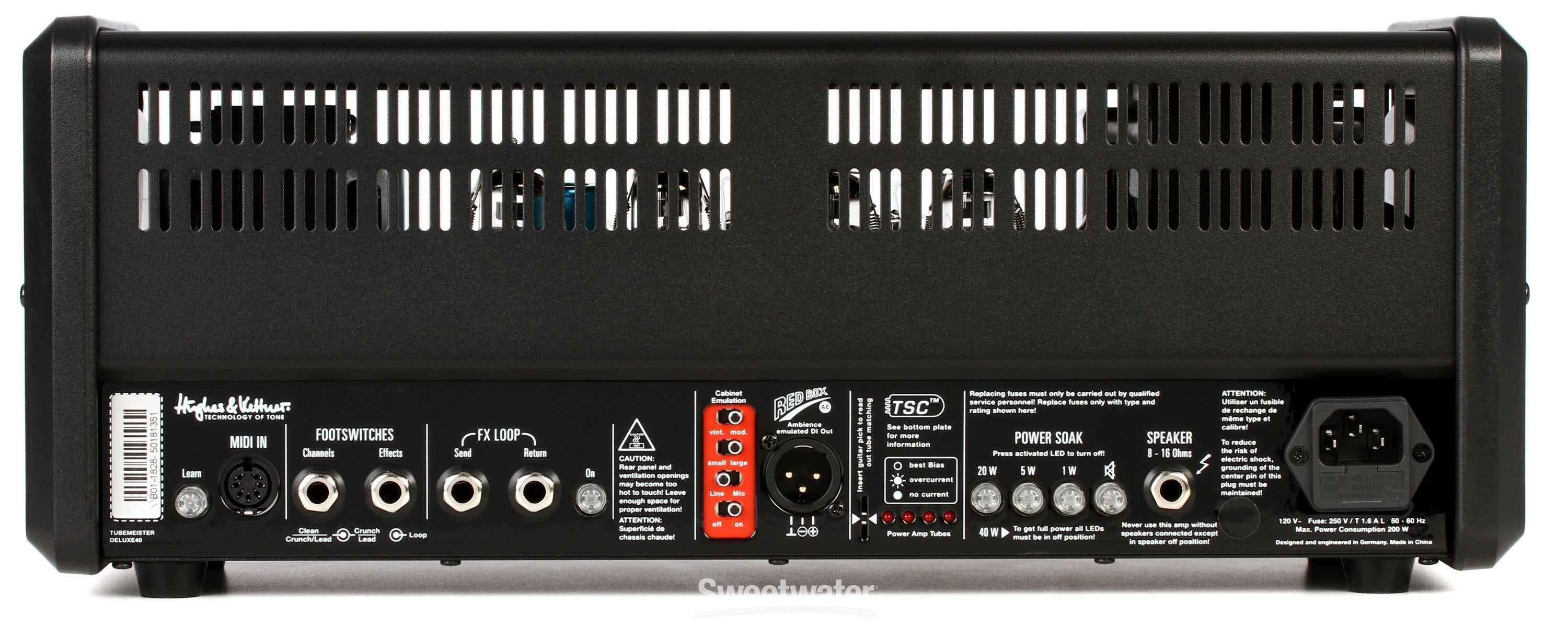 Hughes & Kettner TubeMeister 40 Deluxe - 40-/20-/5-/1-watt Tube