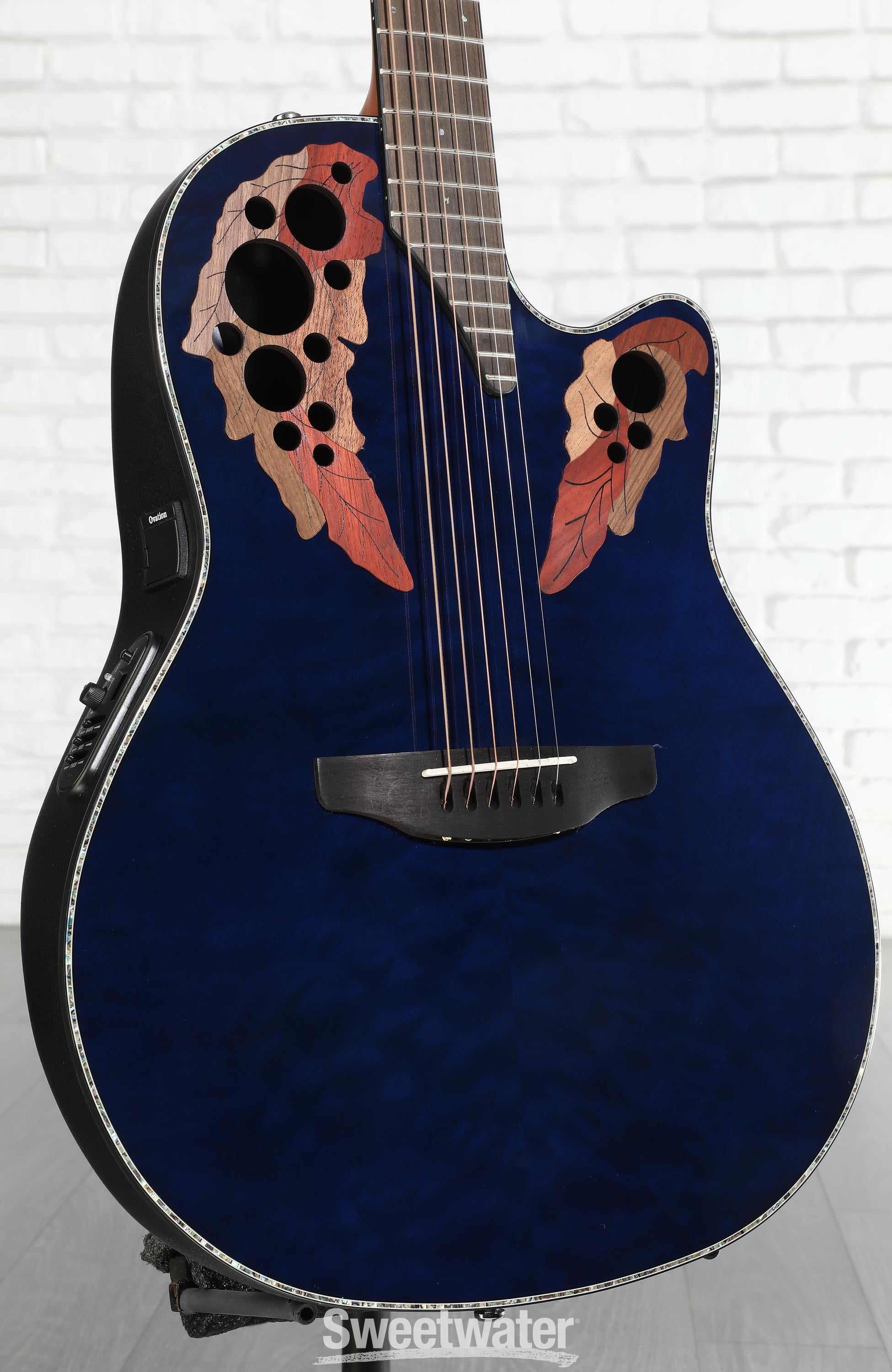 Ovation Celebrity Elite Plus CE44P-8TQ Mid-Depth Acoustic-Electric