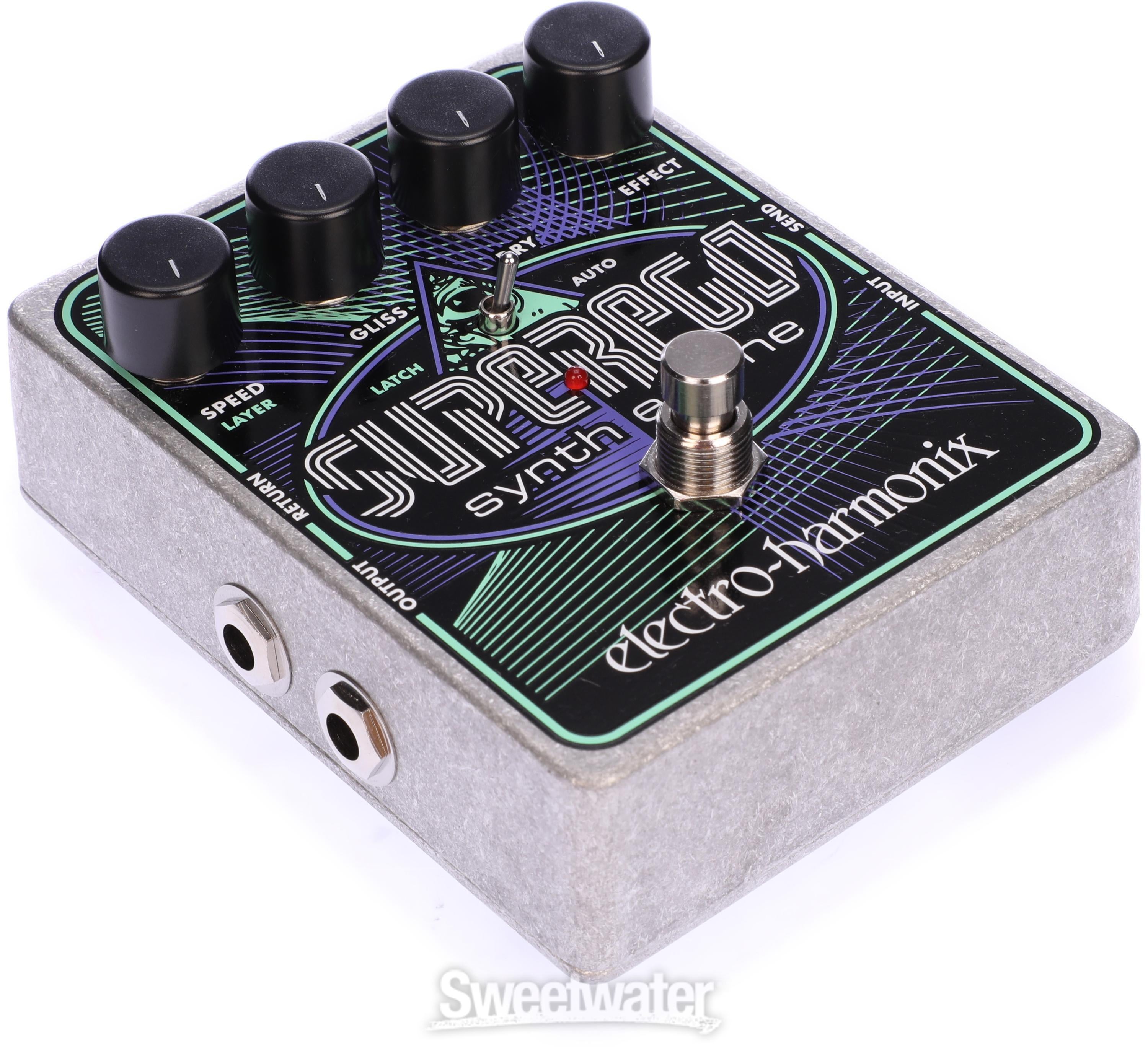 Electro-Harmonix Superego Polyphonic Synth Engine Pedal | Sweetwater