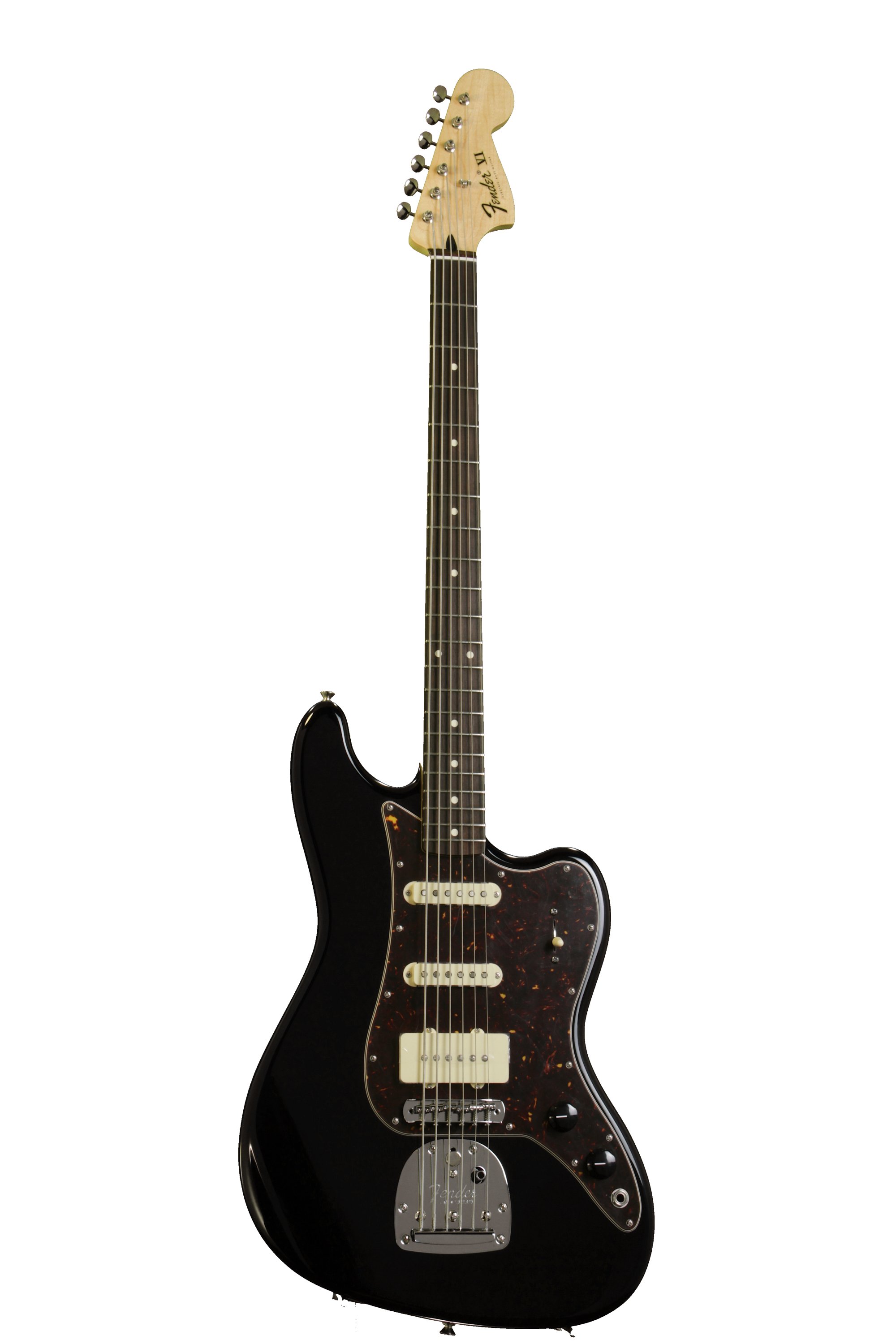 Fender Pawn Shop Bass VI Rosewood - Black | Sweetwater