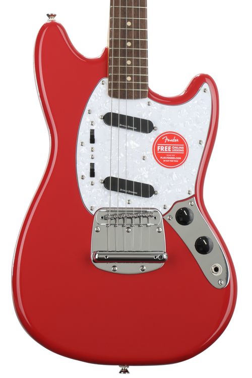 Squier Vintage Modified Mustang - Fiesta Red w/ Indian Laurel