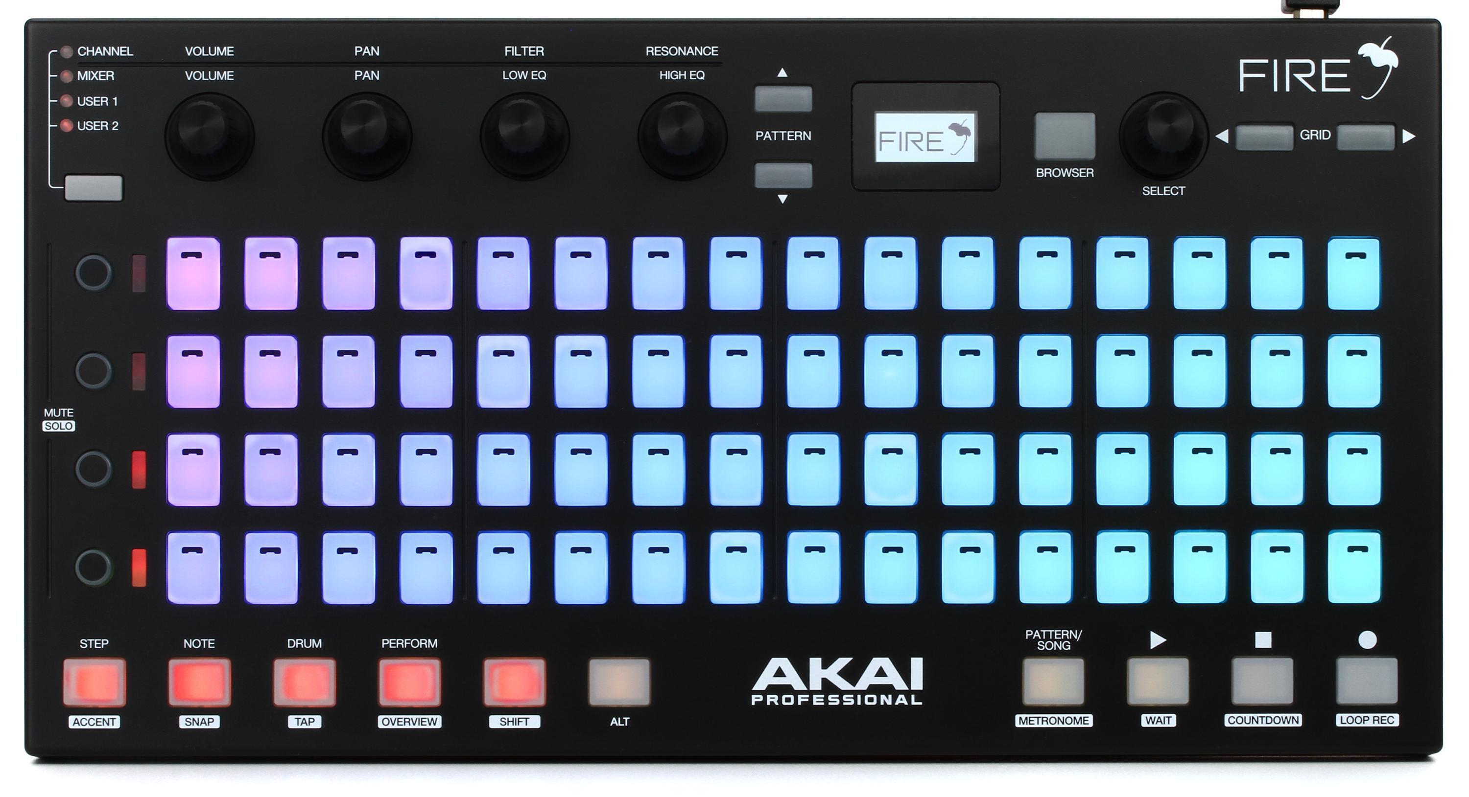 Akai Professional Fire Grid Controller for FL Studio | Sweetwater