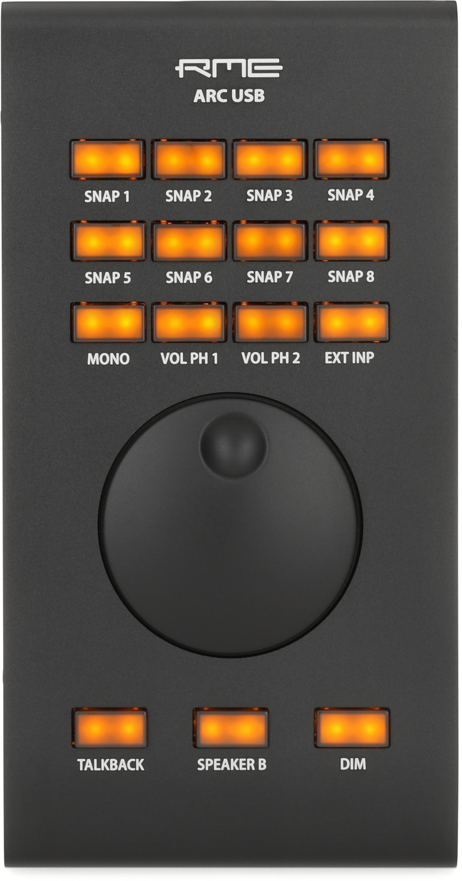 RME ARC USB Advanced Remote Control - Black | Sweetwater