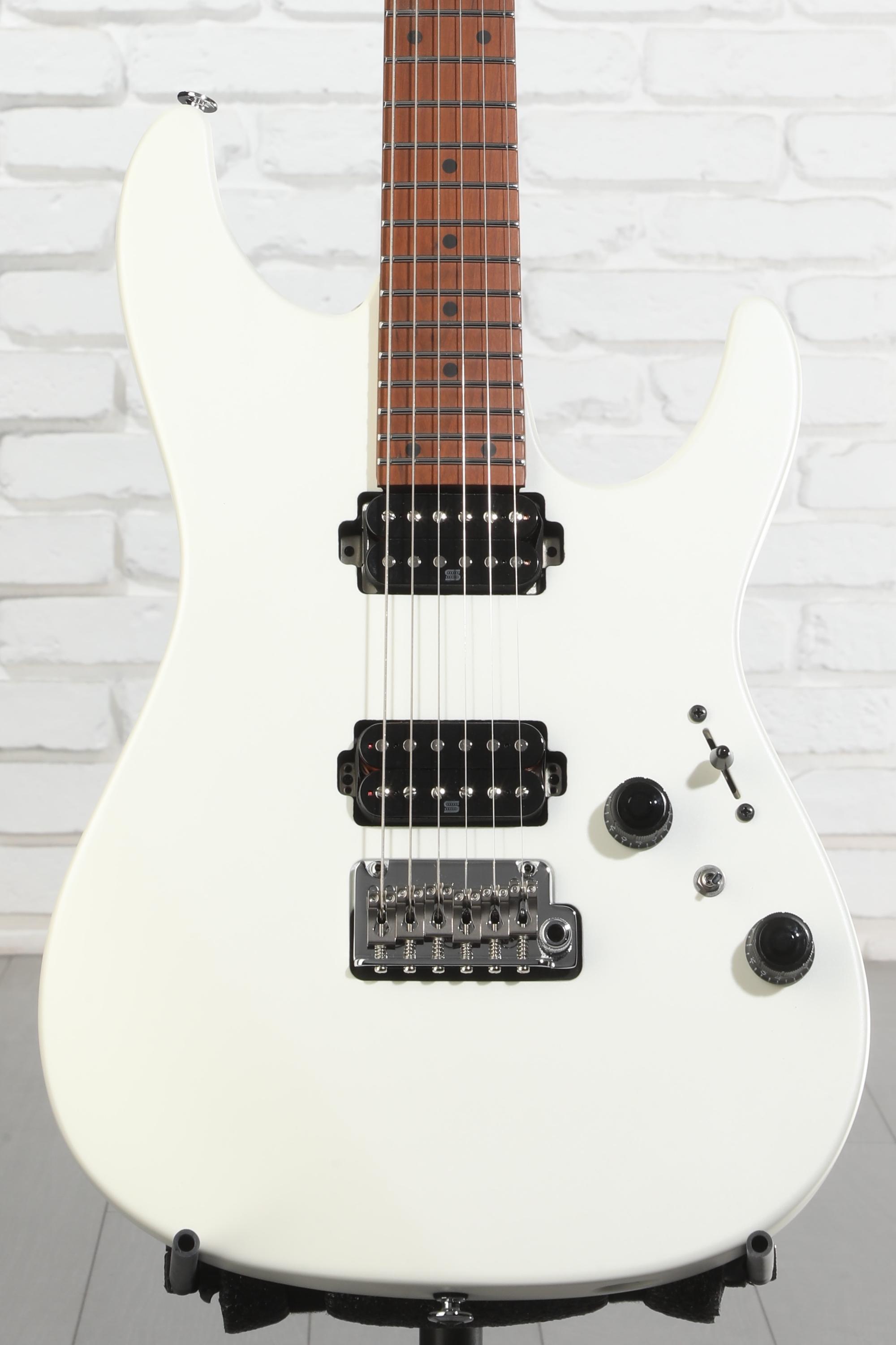 Ibanez Prestige AZ2402 Electric Guitar - Pearl White Flat | Sweetwater