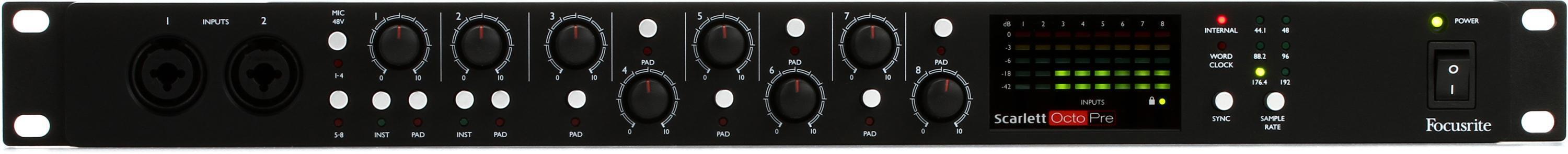Behringer ADA8200 8-channel Microphone Preamp | Sweetwater