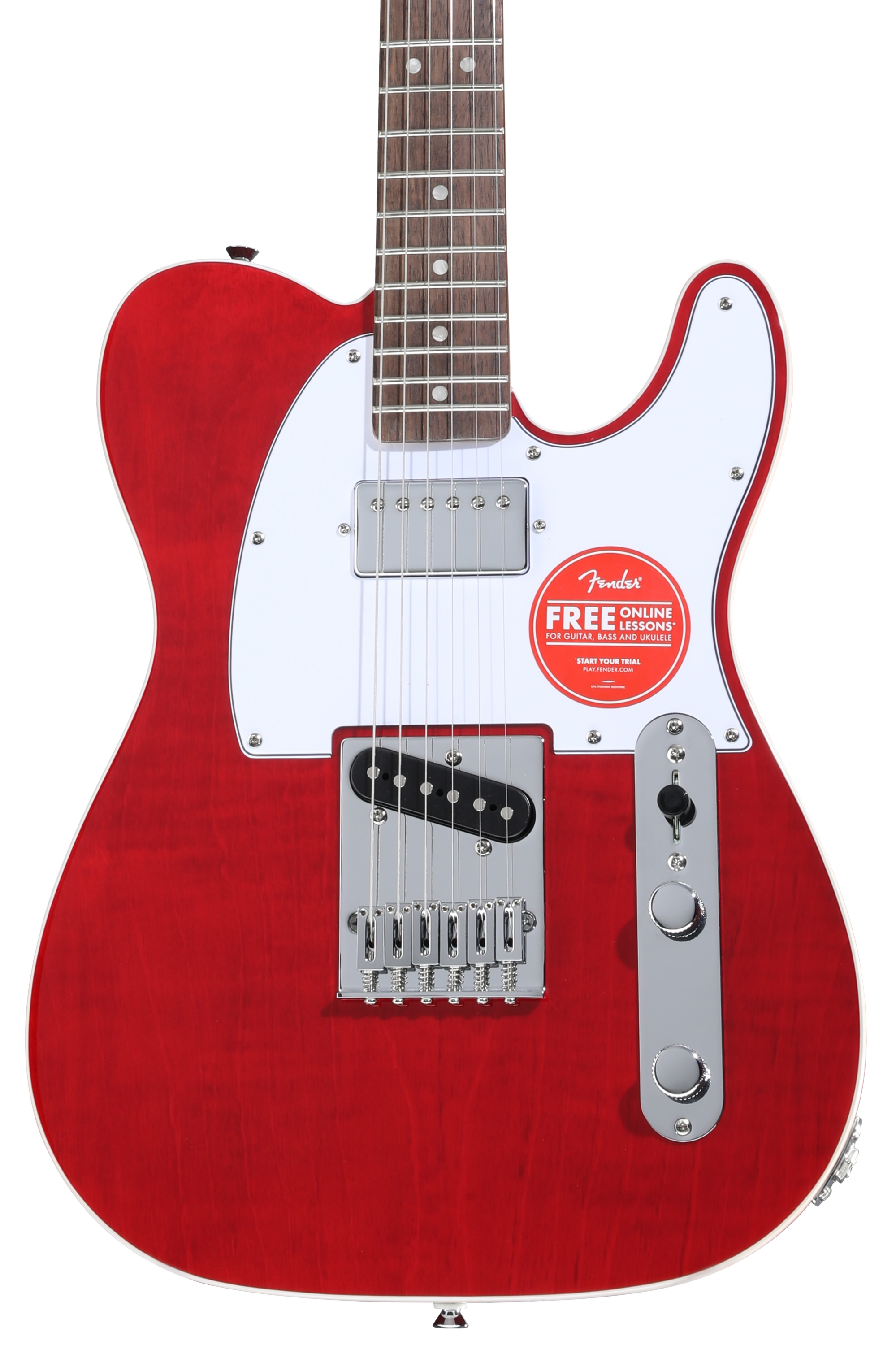 Squier Affinity Series Telecaster Electric Guitar - Crimson Red