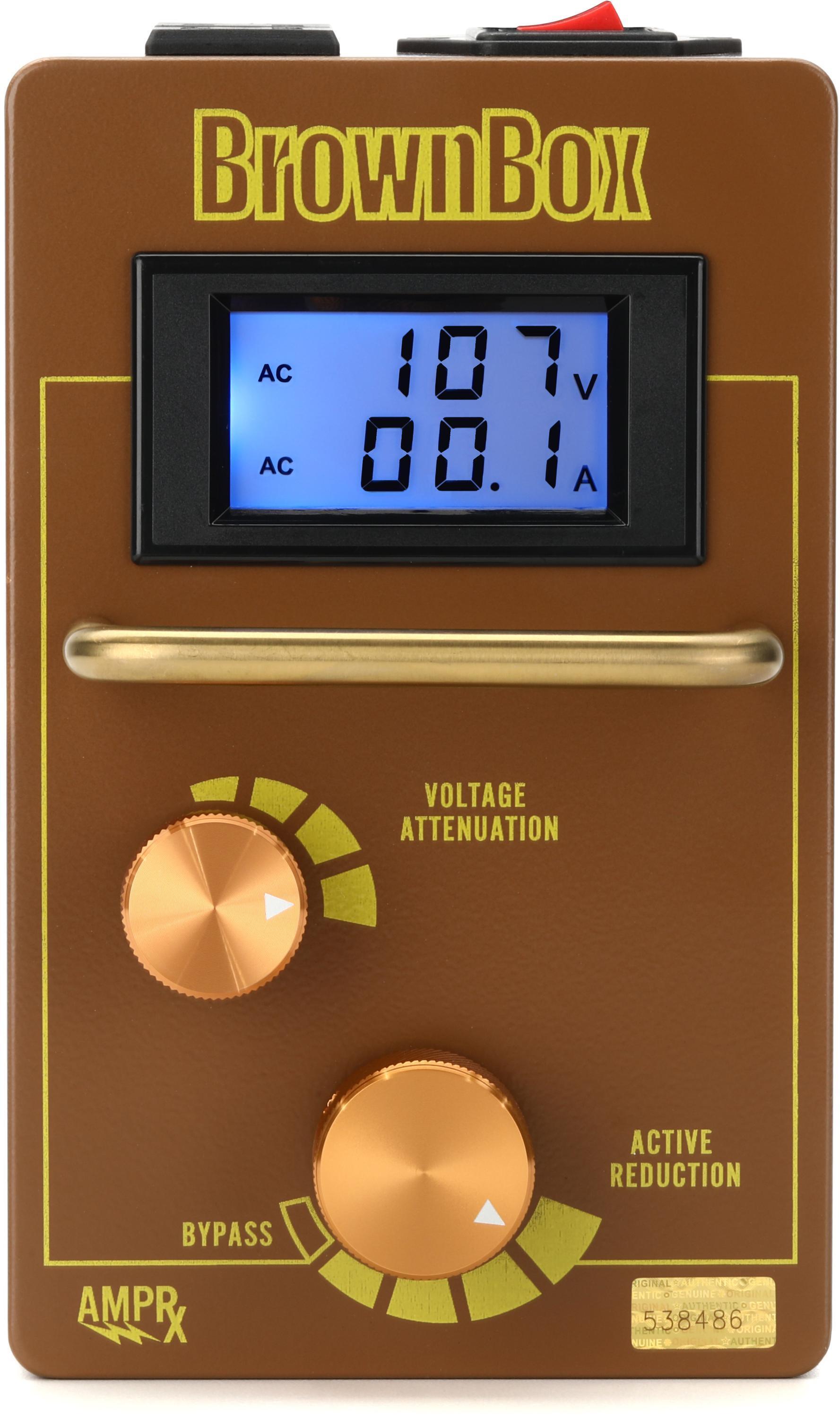 AmpRX BrownBox Tube Amplifier Input Voltage Attenuator - Brown
