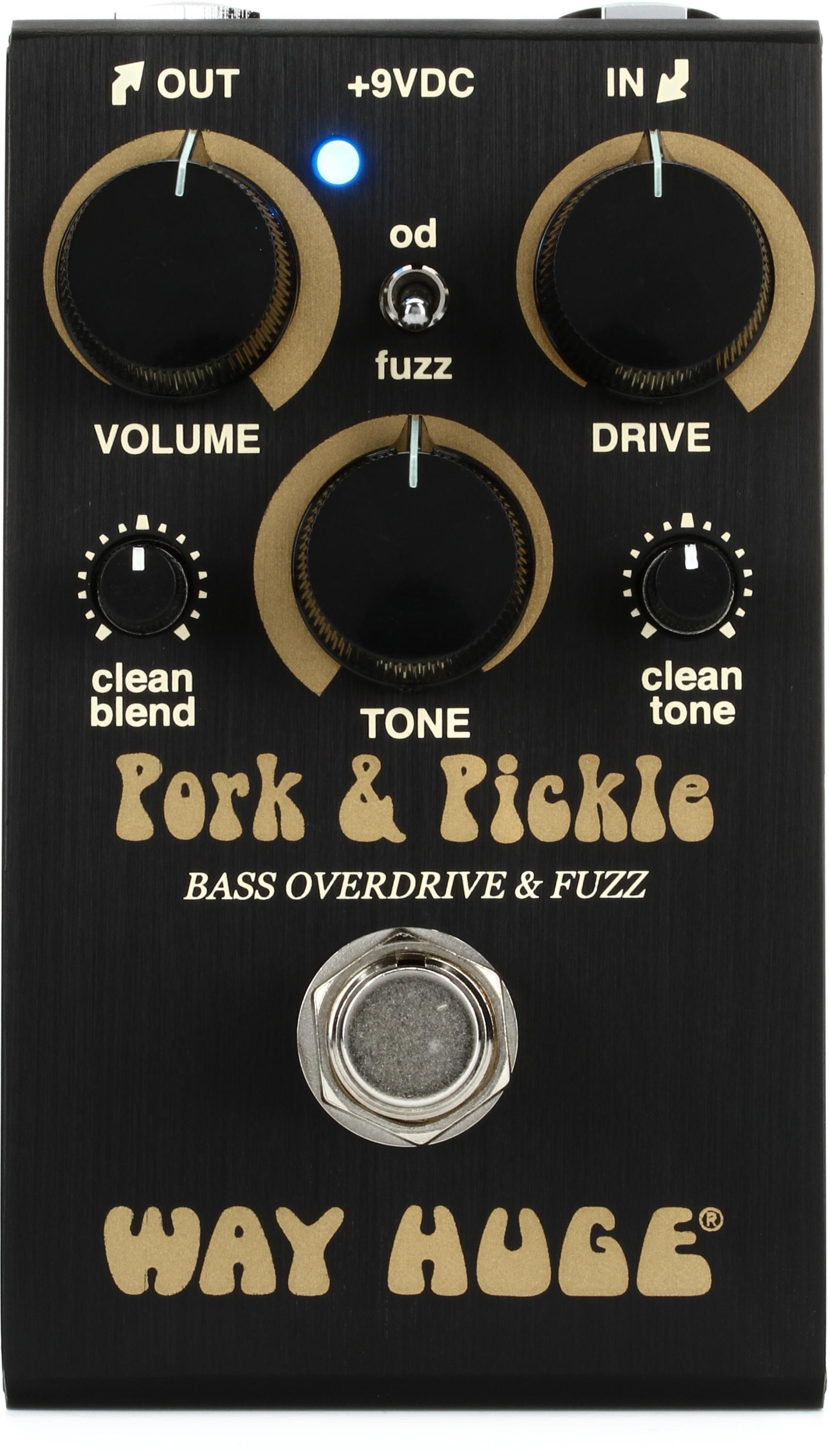 Way Huge Smalls Pork and Pickle Bass Overdrive Pedal | Sweetwater