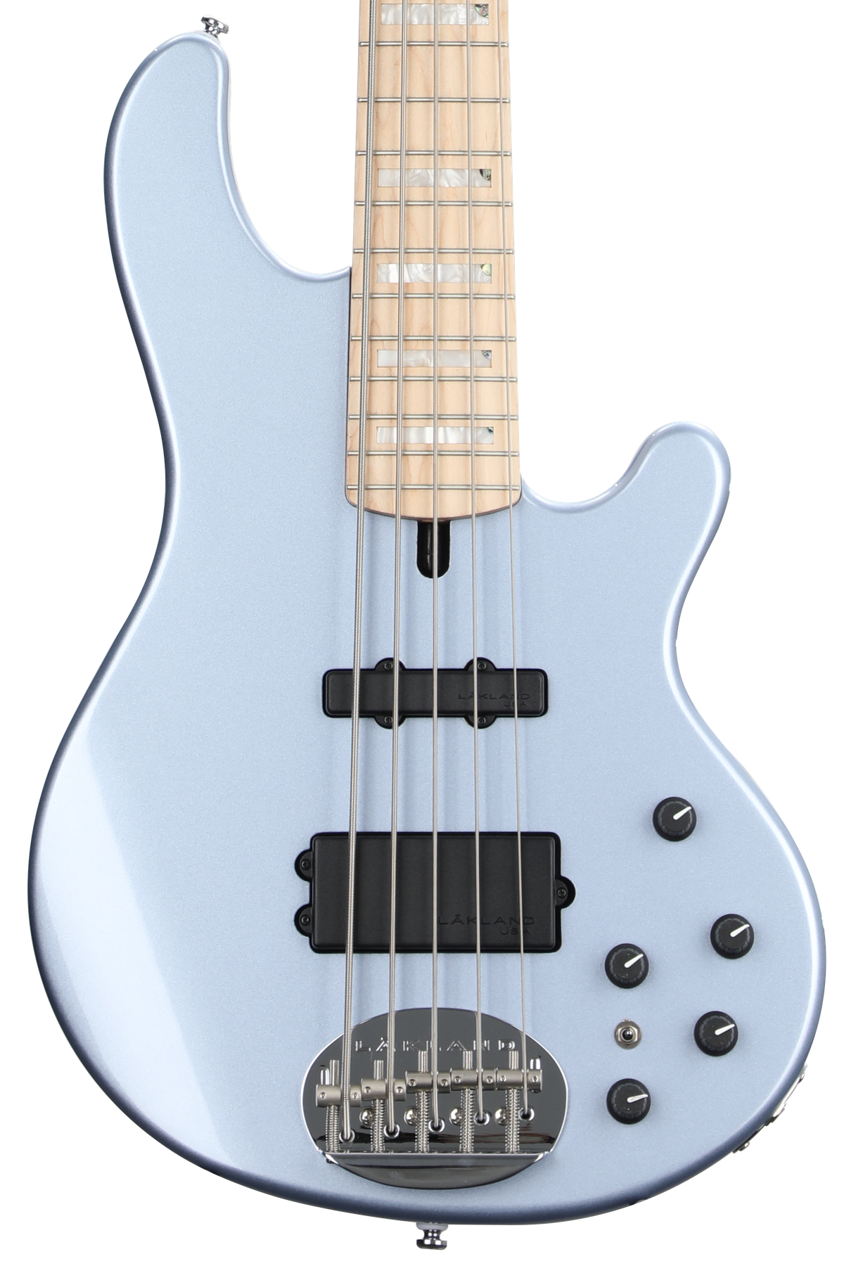 Lakland Skyline 55-02 Custom Bass Guitar - Ice Blue Metallic with
