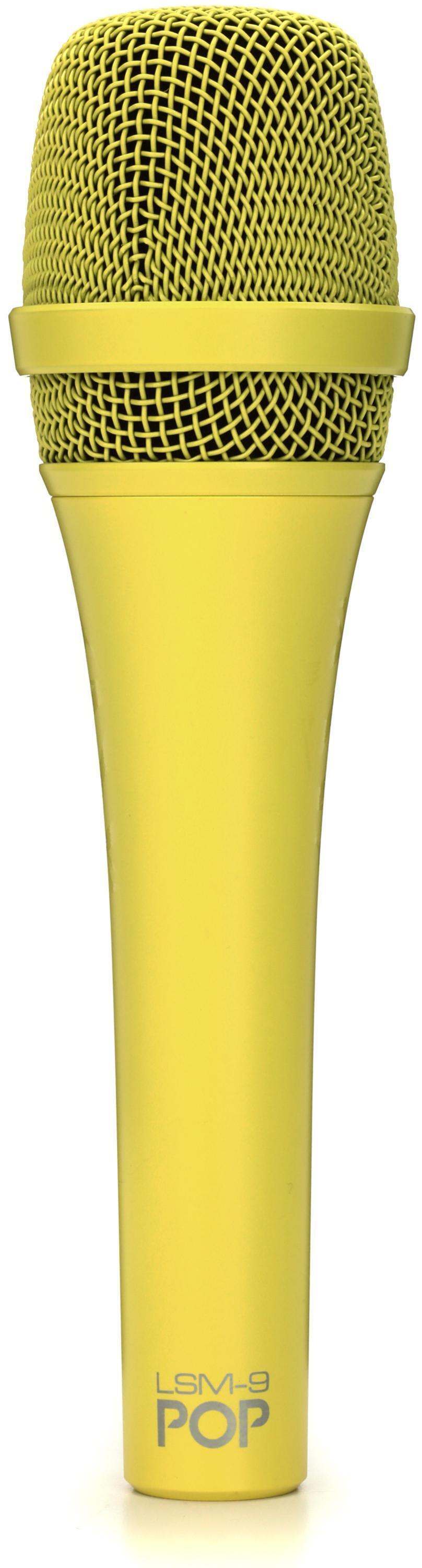 MXL LSM-9 POP Premium Dynamic Vocal Microphone - Yellow | Sweetwater