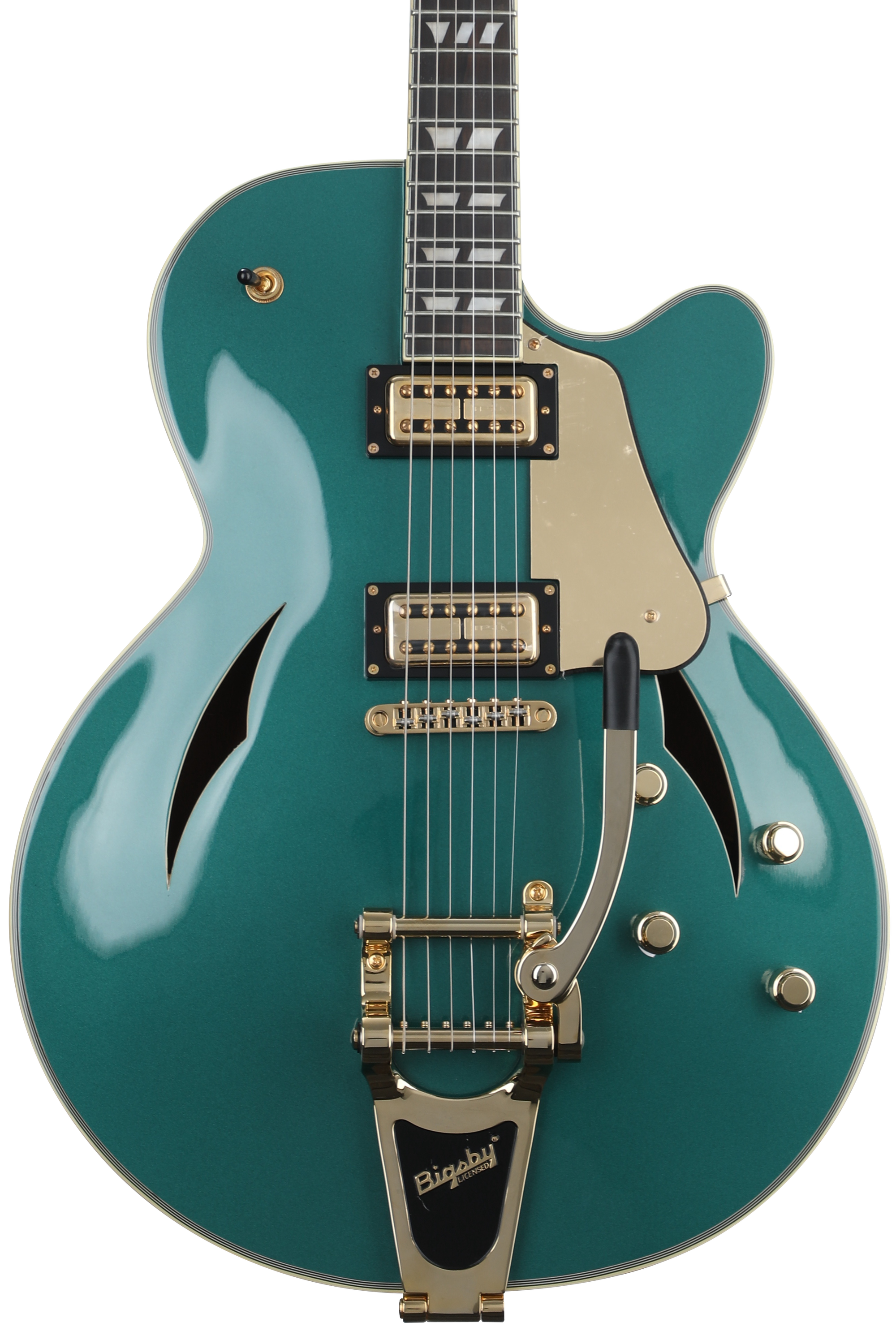 Schecter Coupe Hollowbody Guitar - Dark Emerald Green | Sweetwater