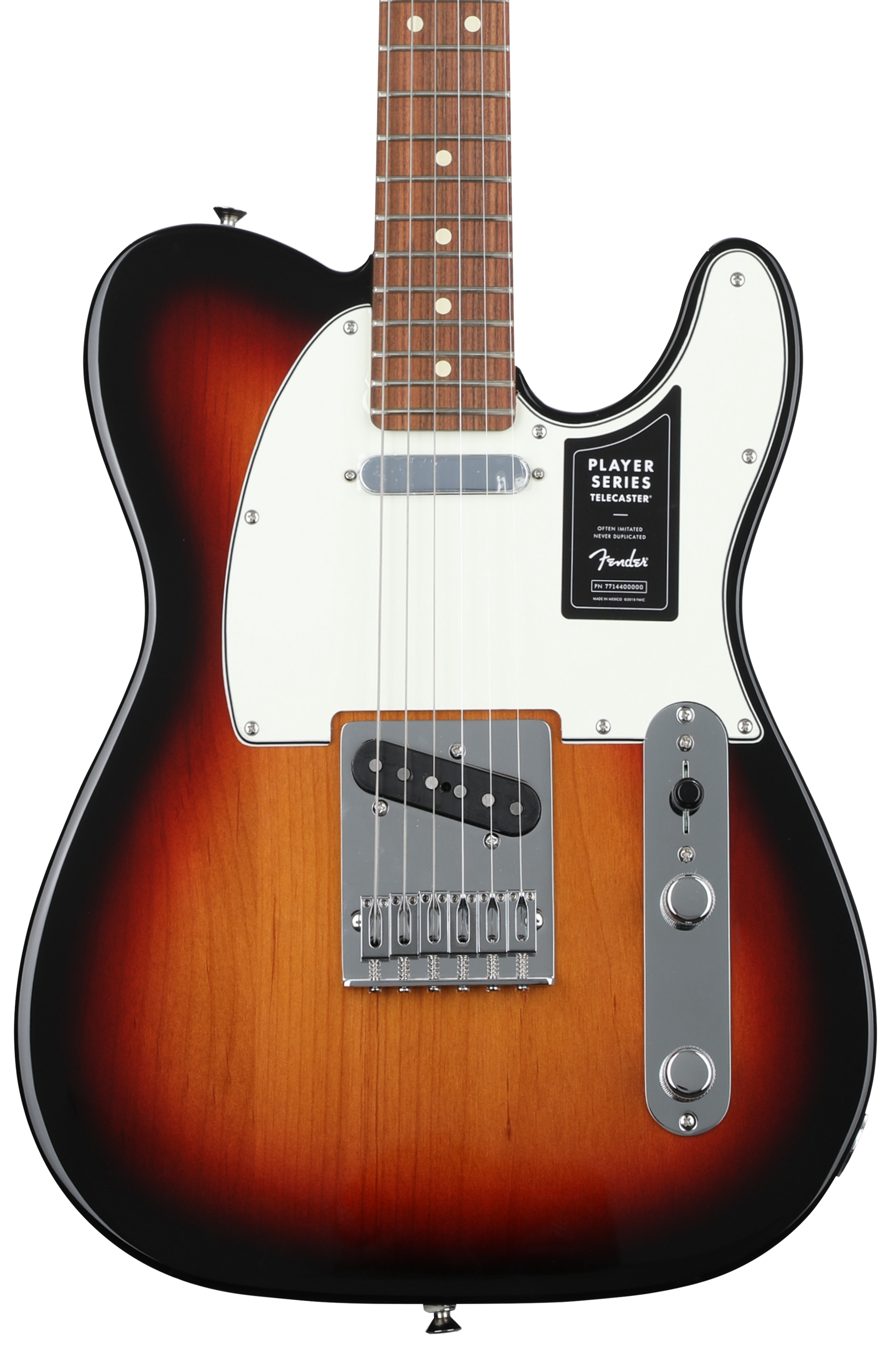 Fender Player Telecaster - 3-Tone Sunburst with Pau Ferro