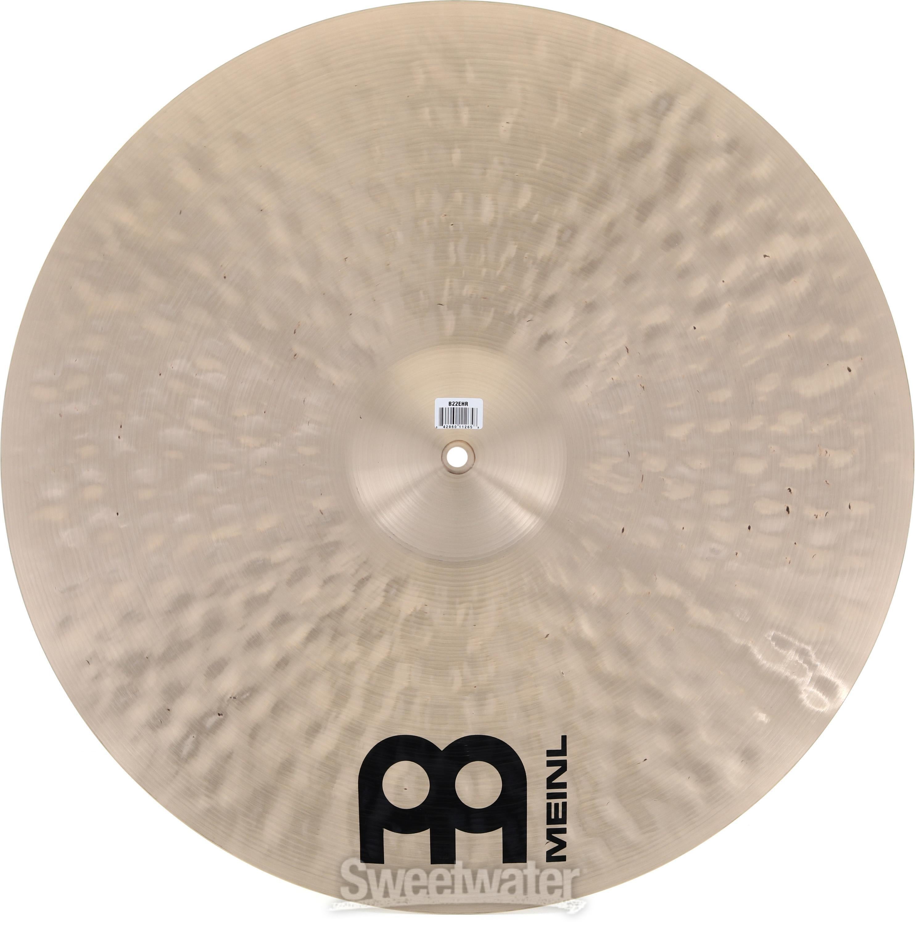 Meinl Cymbals Byzance Extra Hammered Ride Cymbal - 22 inches