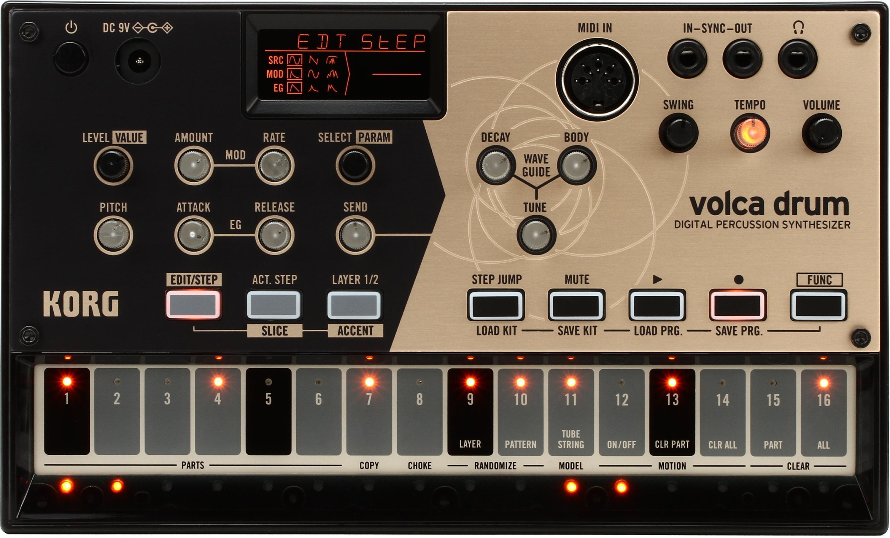 Korg Volca Drum Physical Modeling Drum Synthesizer Reviews