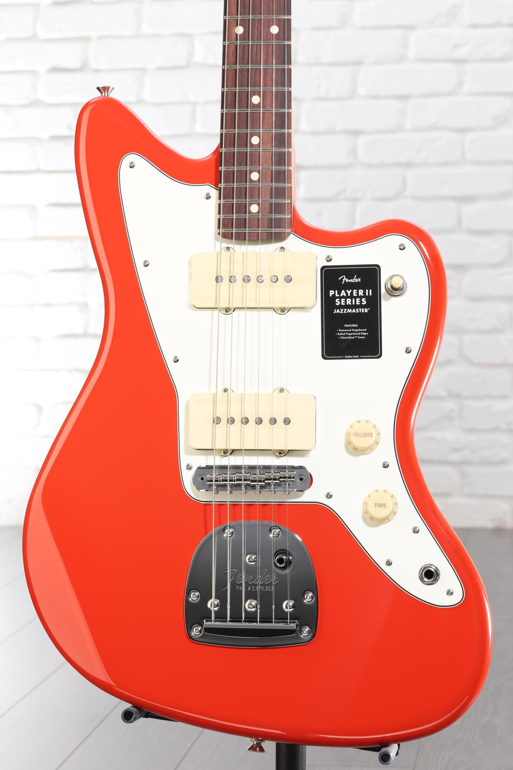 Fender Player II Jazzmaster Electric Guitar - Coral Red | Sweetwater