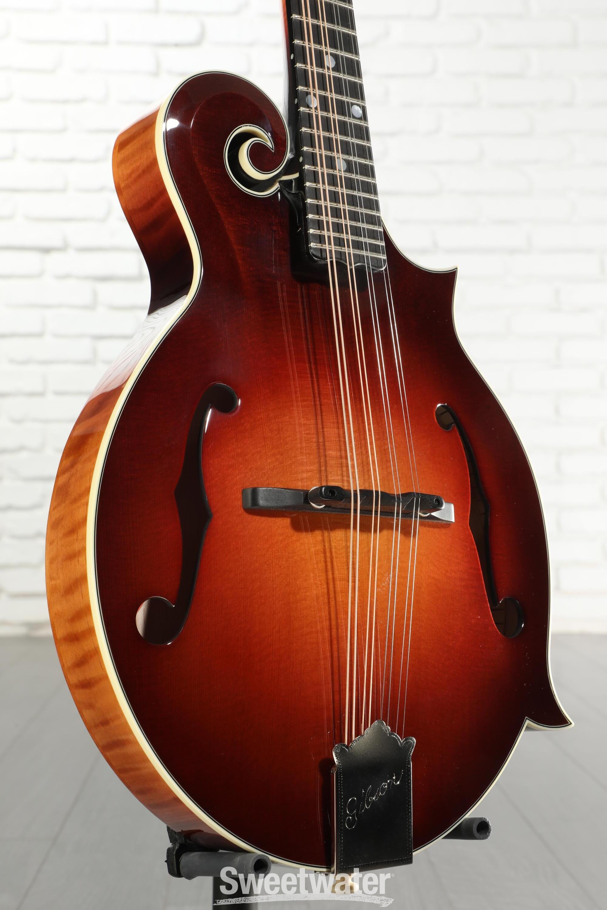 Gibson Custom F-5G Mandolin - Dark Burst Reviews | Sweetwater