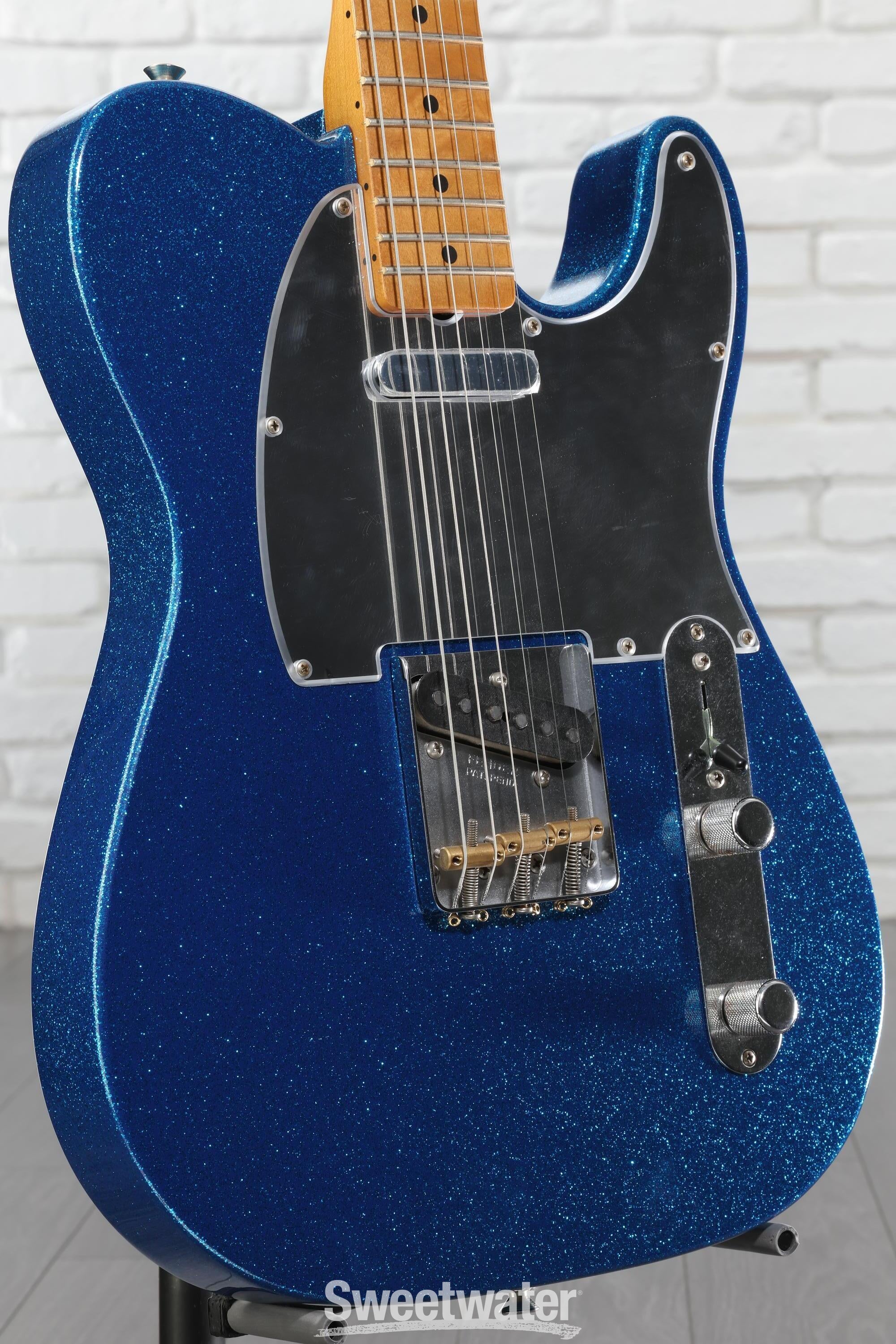 Fender J Mascis Telecaster - Bottle Rocket Blue Flake with Maple