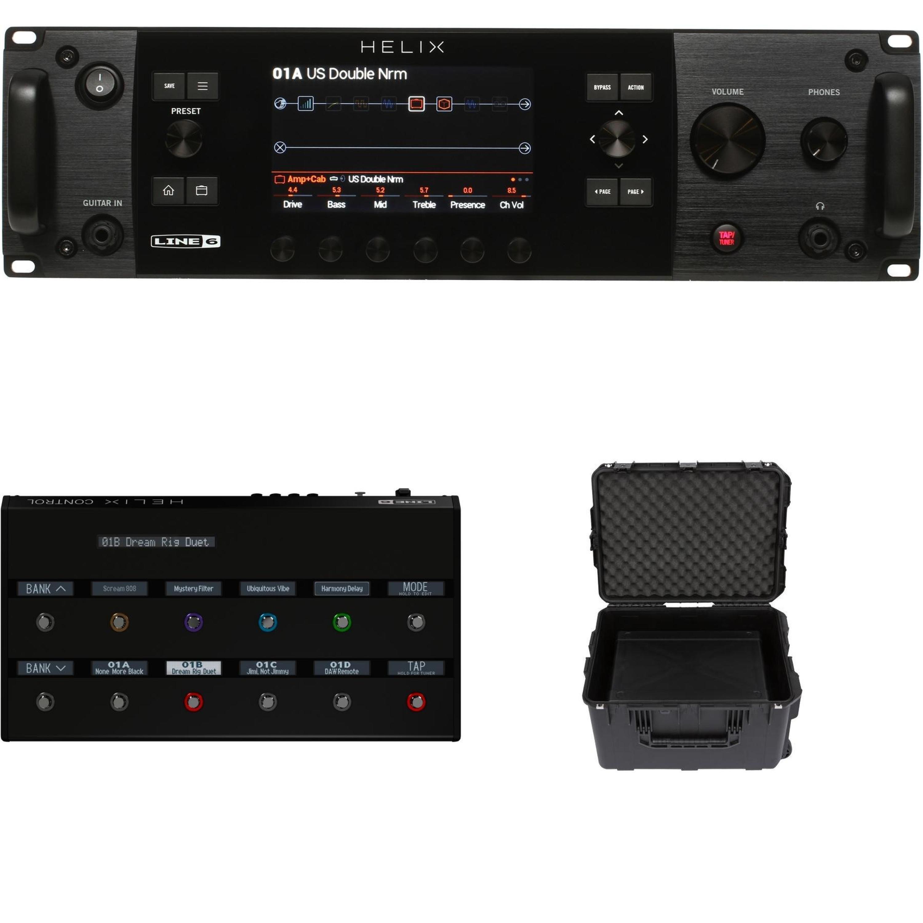 Line 6 Helix Rack Guitar Multi-effects Rack Processor | Sweetwater