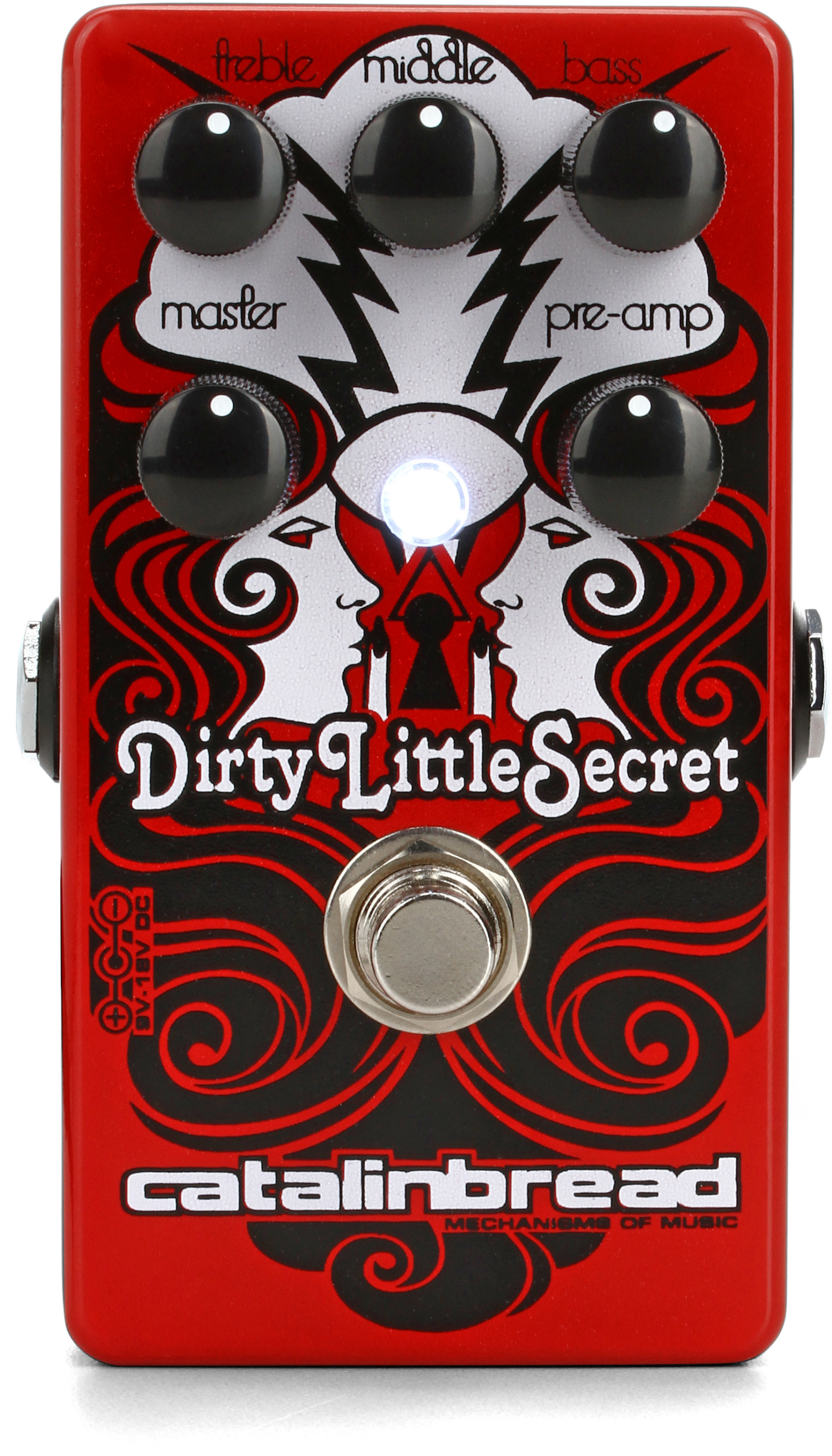 Catalinbread Dirty Little Secret Overdrive Pedal - Red | Sweetwater