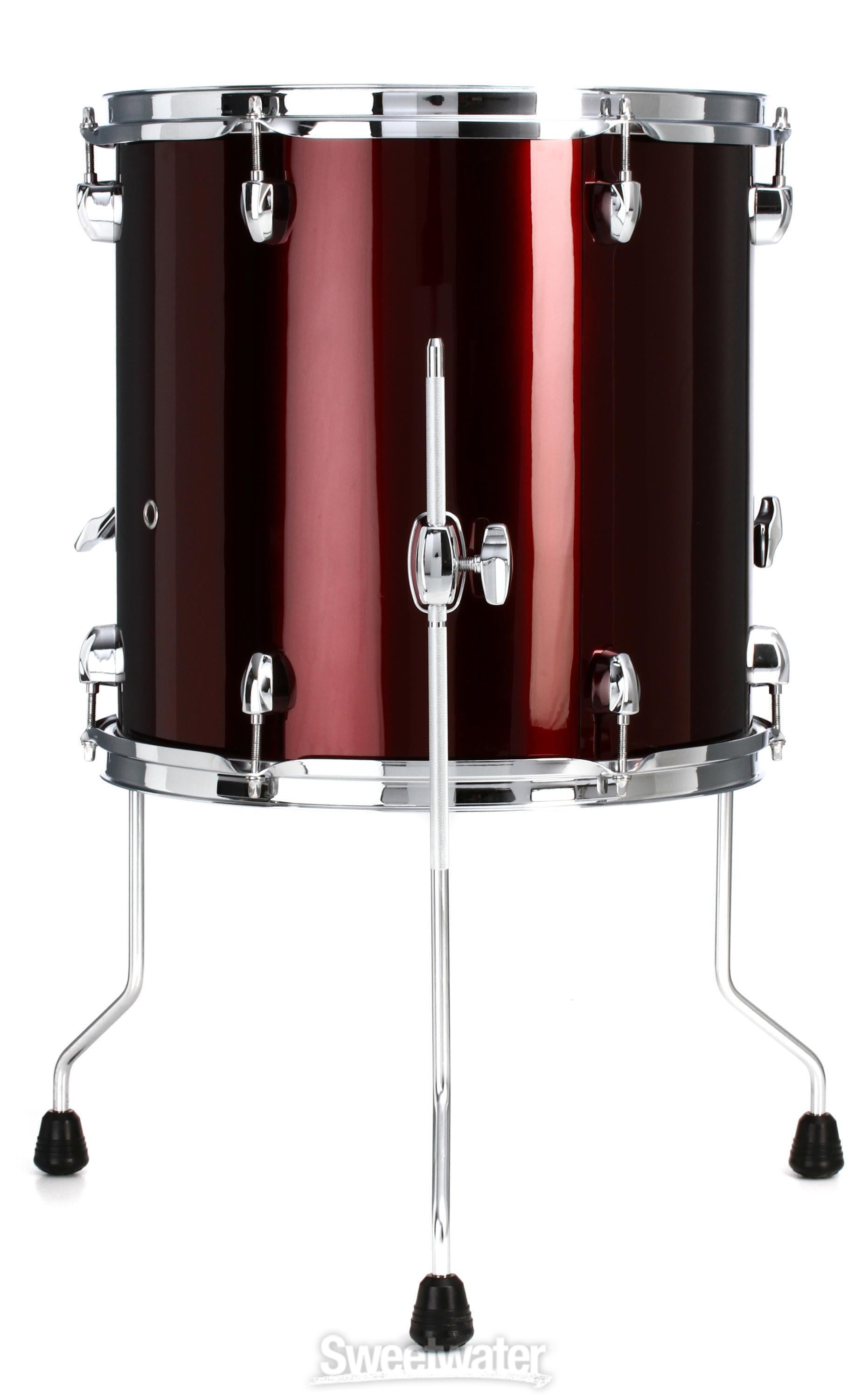 Pearl Export EXX Floor Tom - 14 x 14 inch - Burgundy | Sweetwater