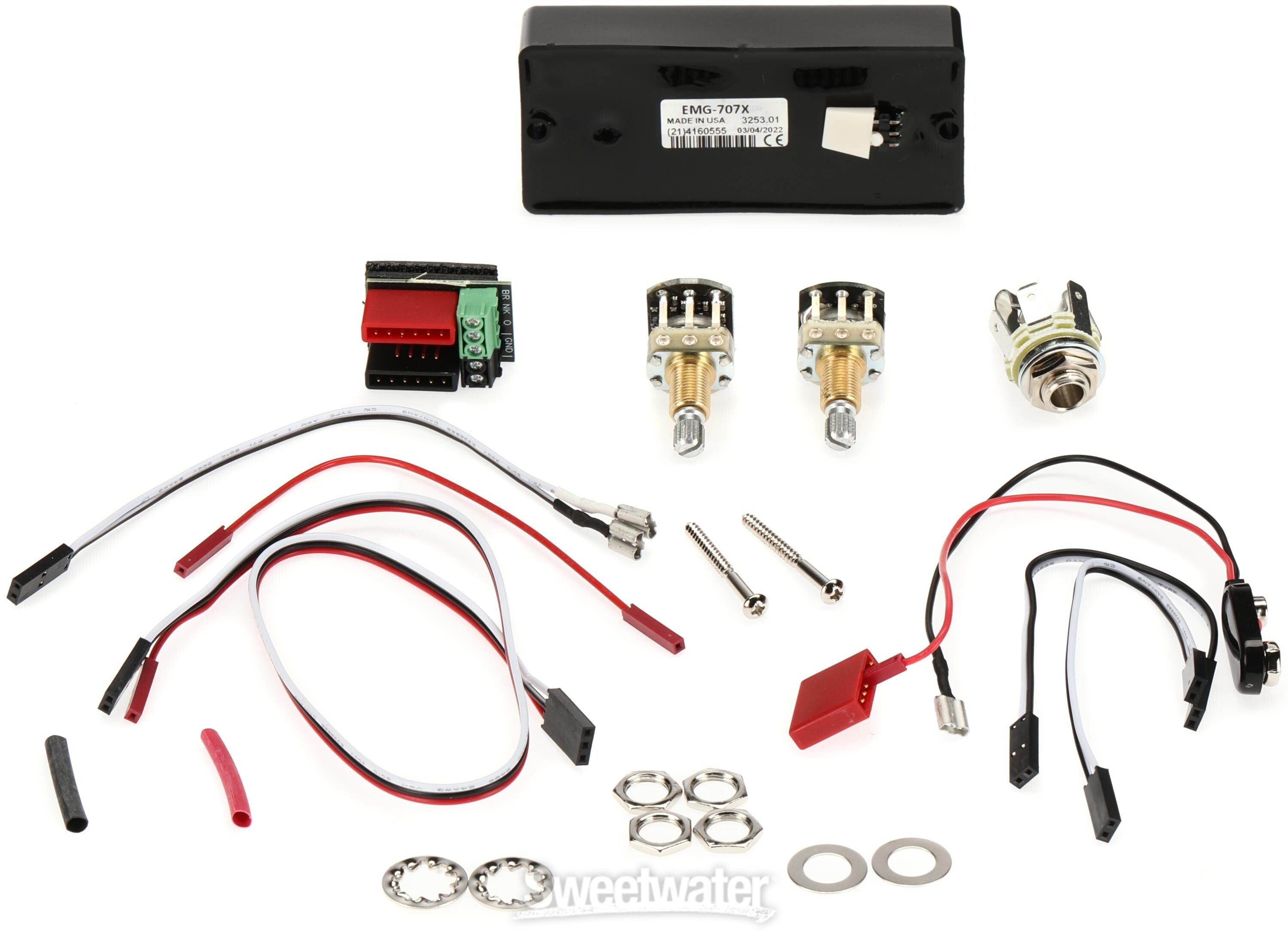 EMG 707X Active Alnico Humbucker Guitar Pickup - Black | Sweetwater