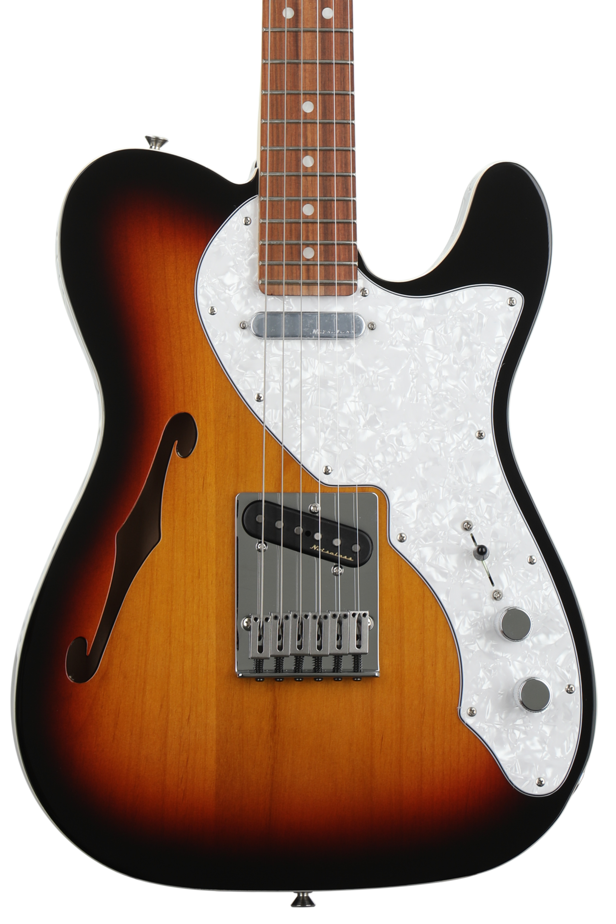 Fender Deluxe Telecaster Thinline - 3-Color Sunburst with Pau