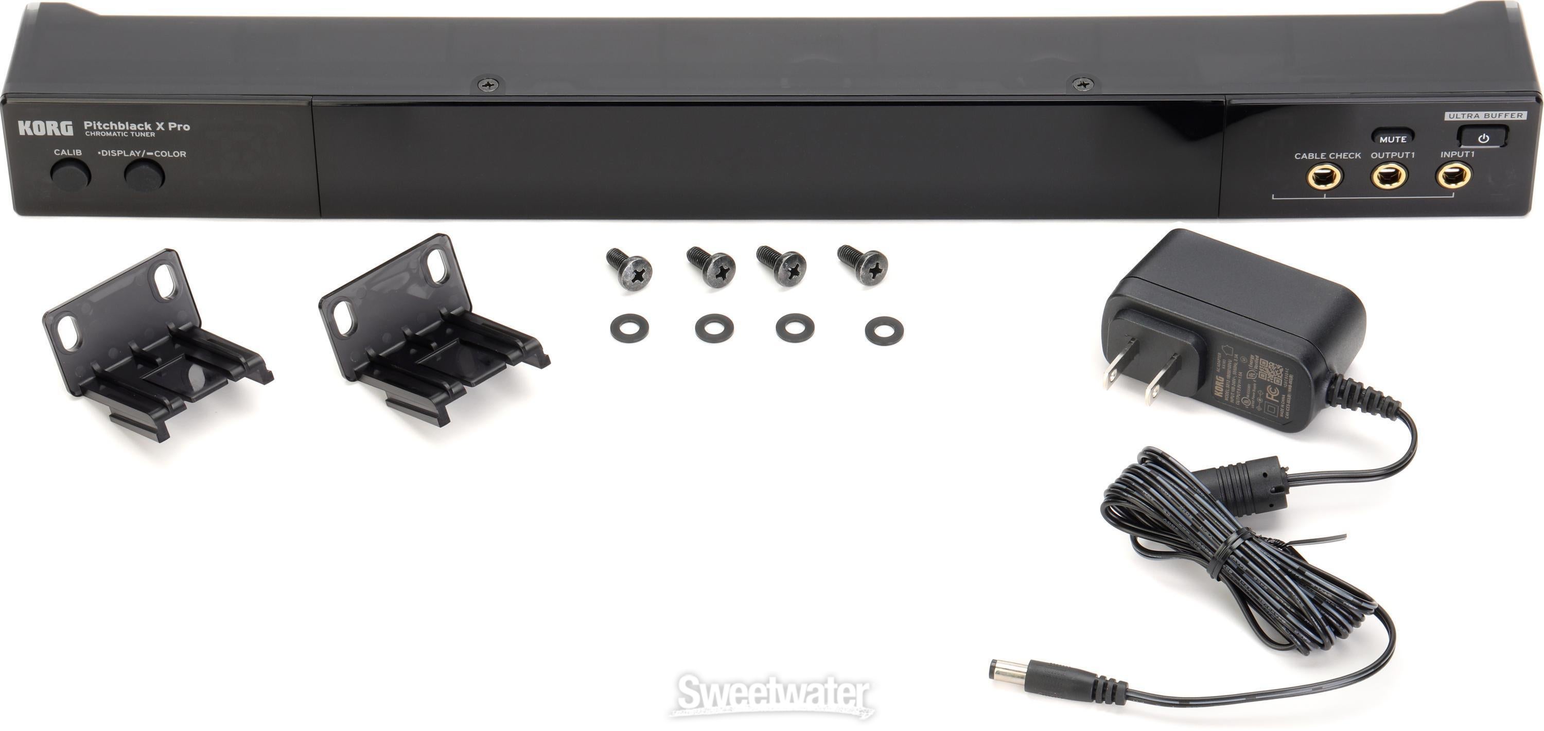 Korg Pitchblack X Pro Rackmount Tuner | Sweetwater