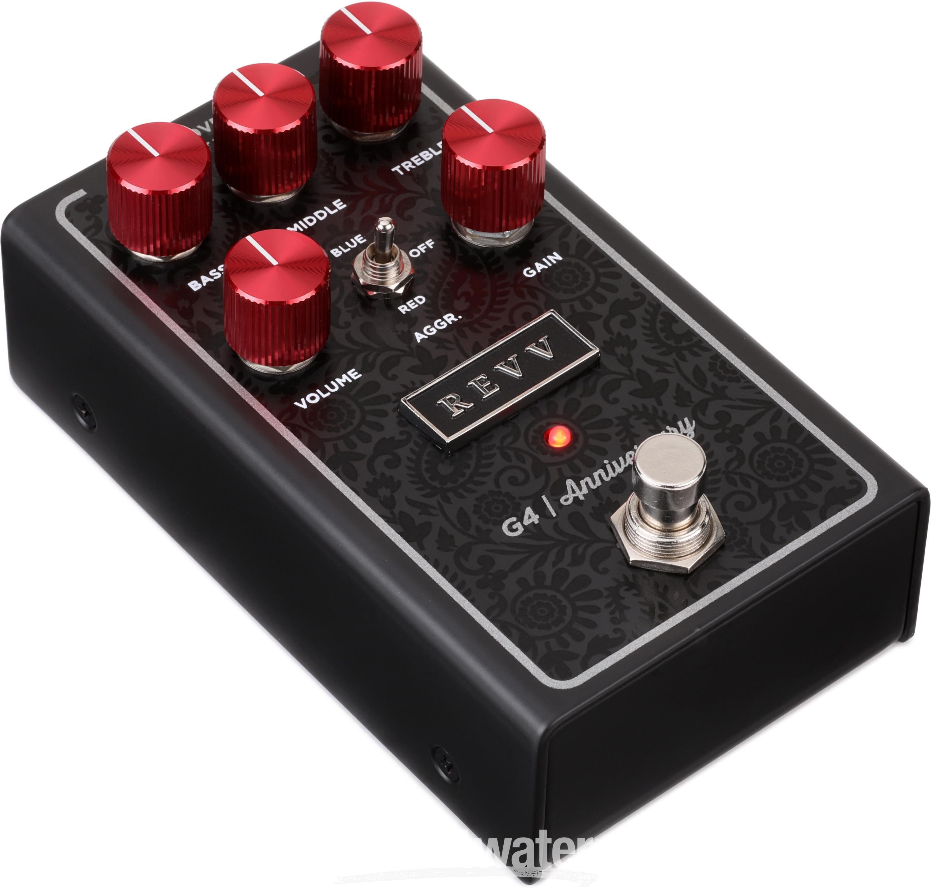 Revv G4 Red Channel Preamp/Overdrive/Distortion Pedal