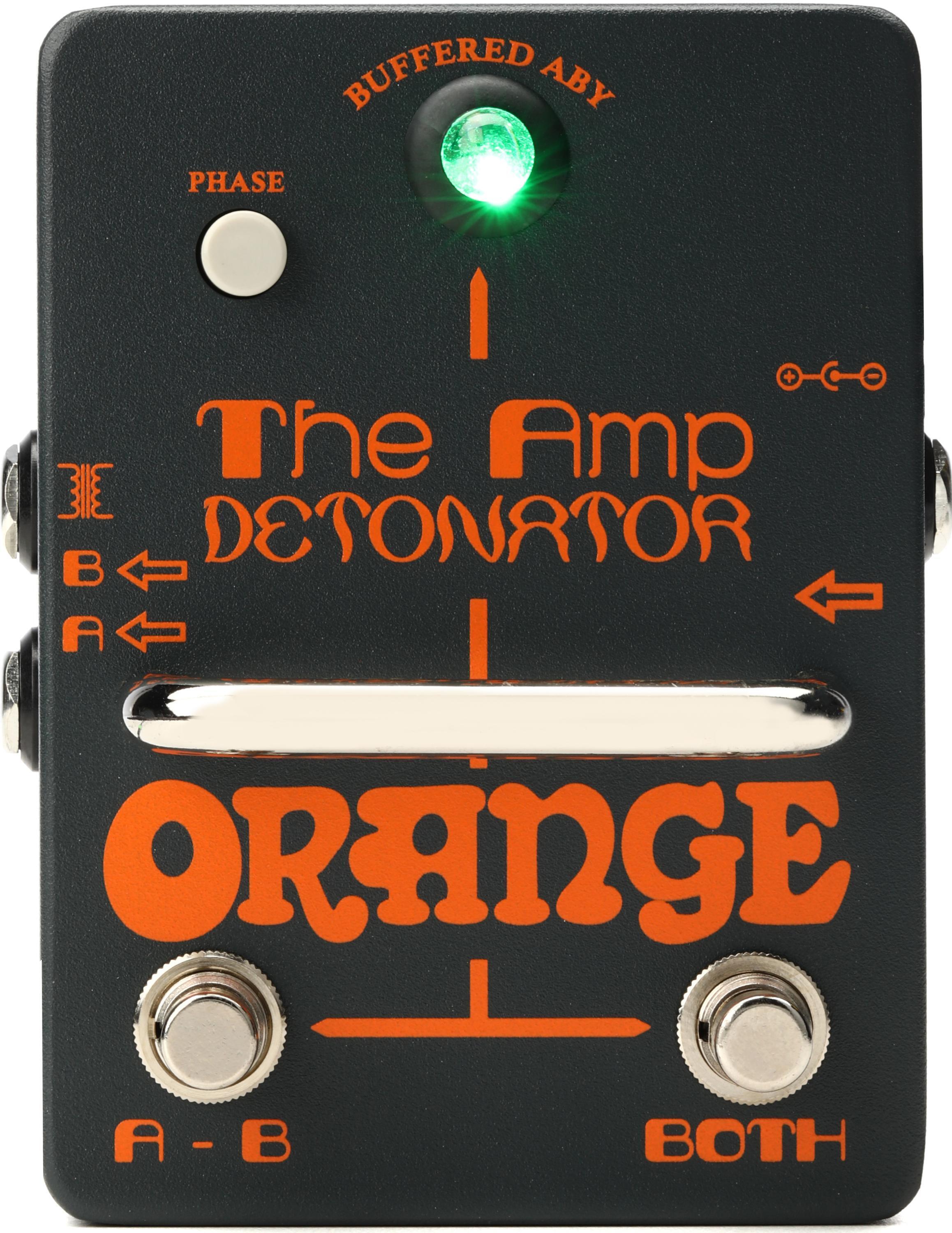 Orange Amp Detonator Buffered A/B/Y Switcher Pedal | Sweetwater