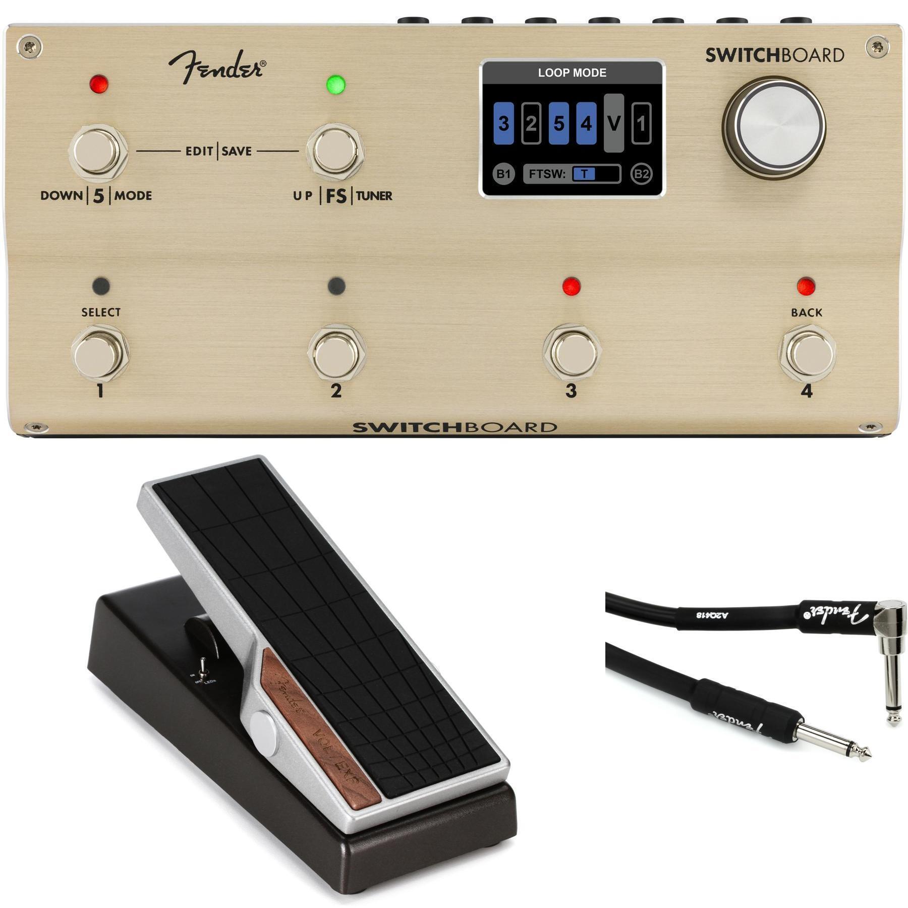 Fender Switchboard Effects Operator with Expression Pedal | Sweetwater