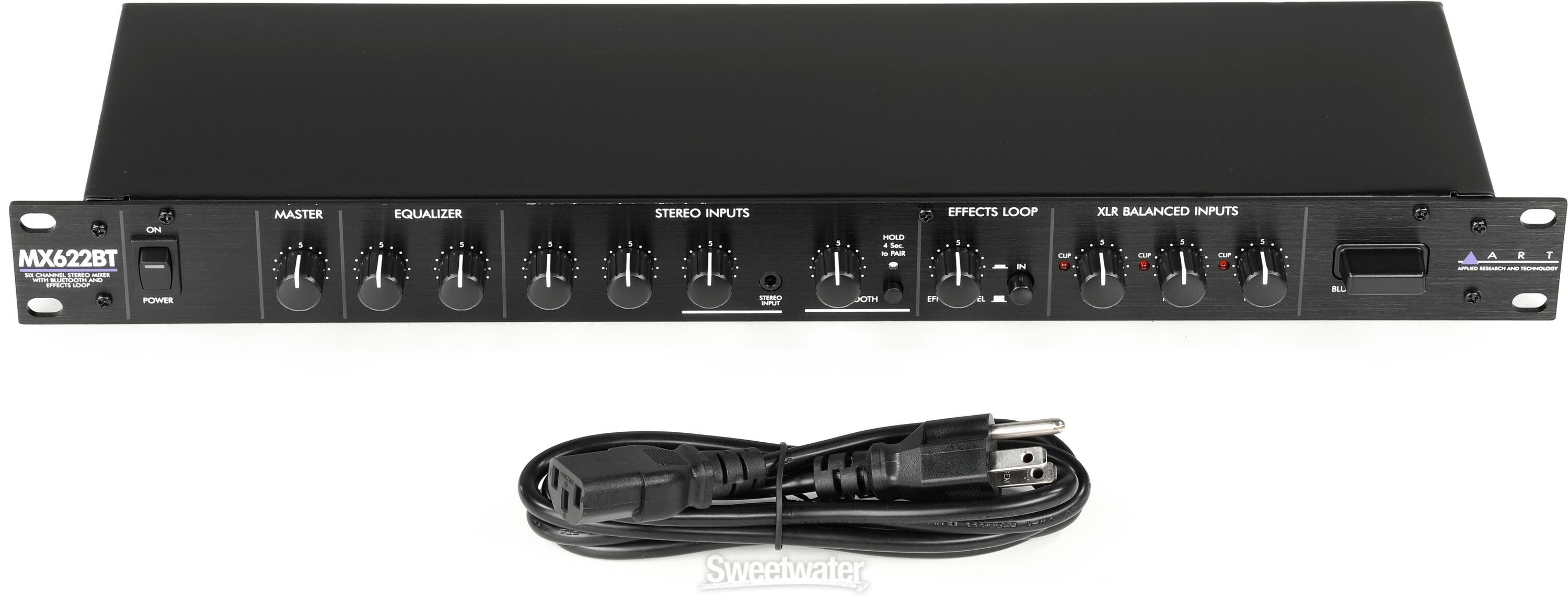 ART MX622BT 6-channel Stereo Mixer with Bluetooth | Sweetwater