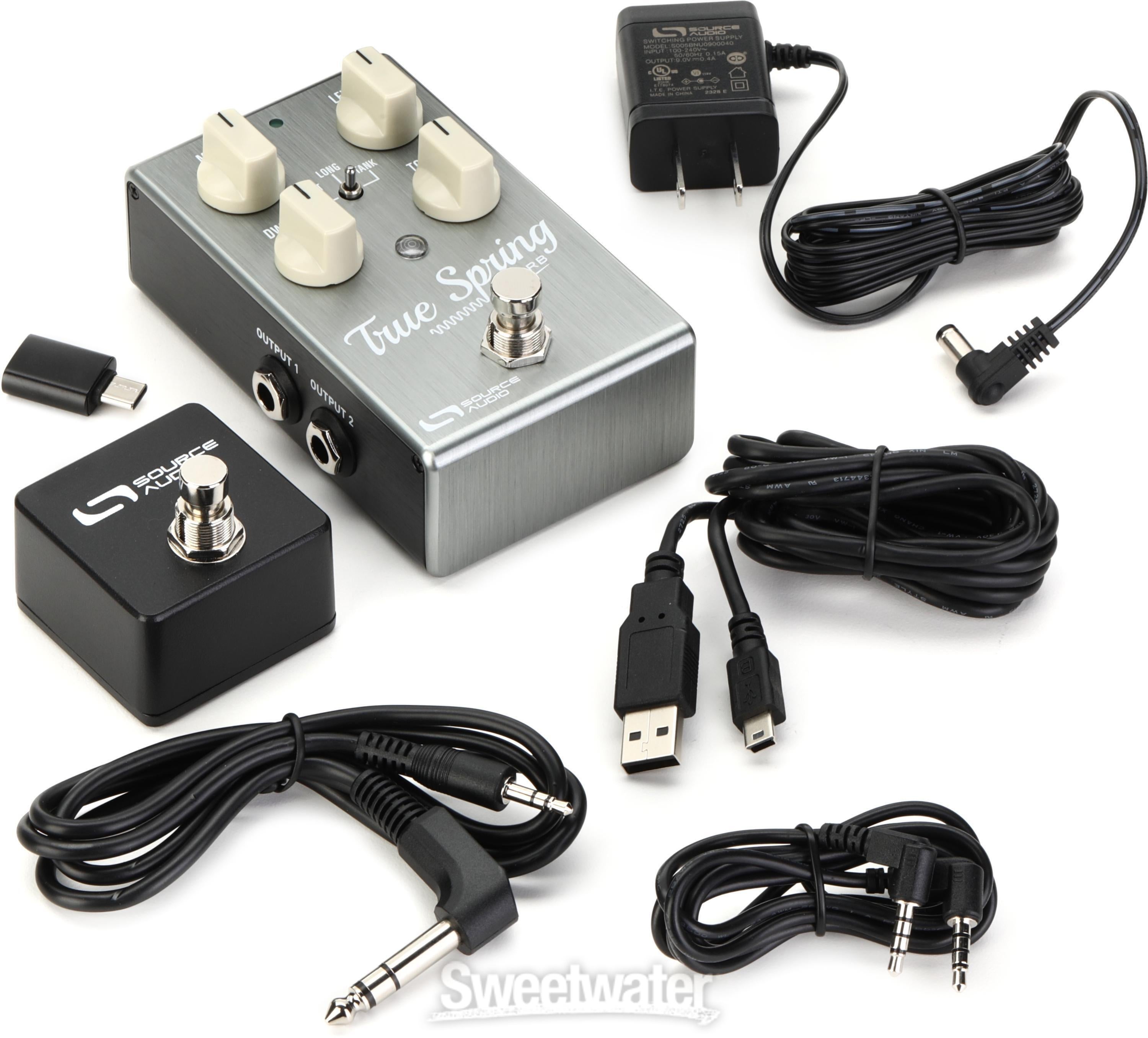 Source Audio True Spring Reverb w/ Favorite Switch Pedal | Sweetwater