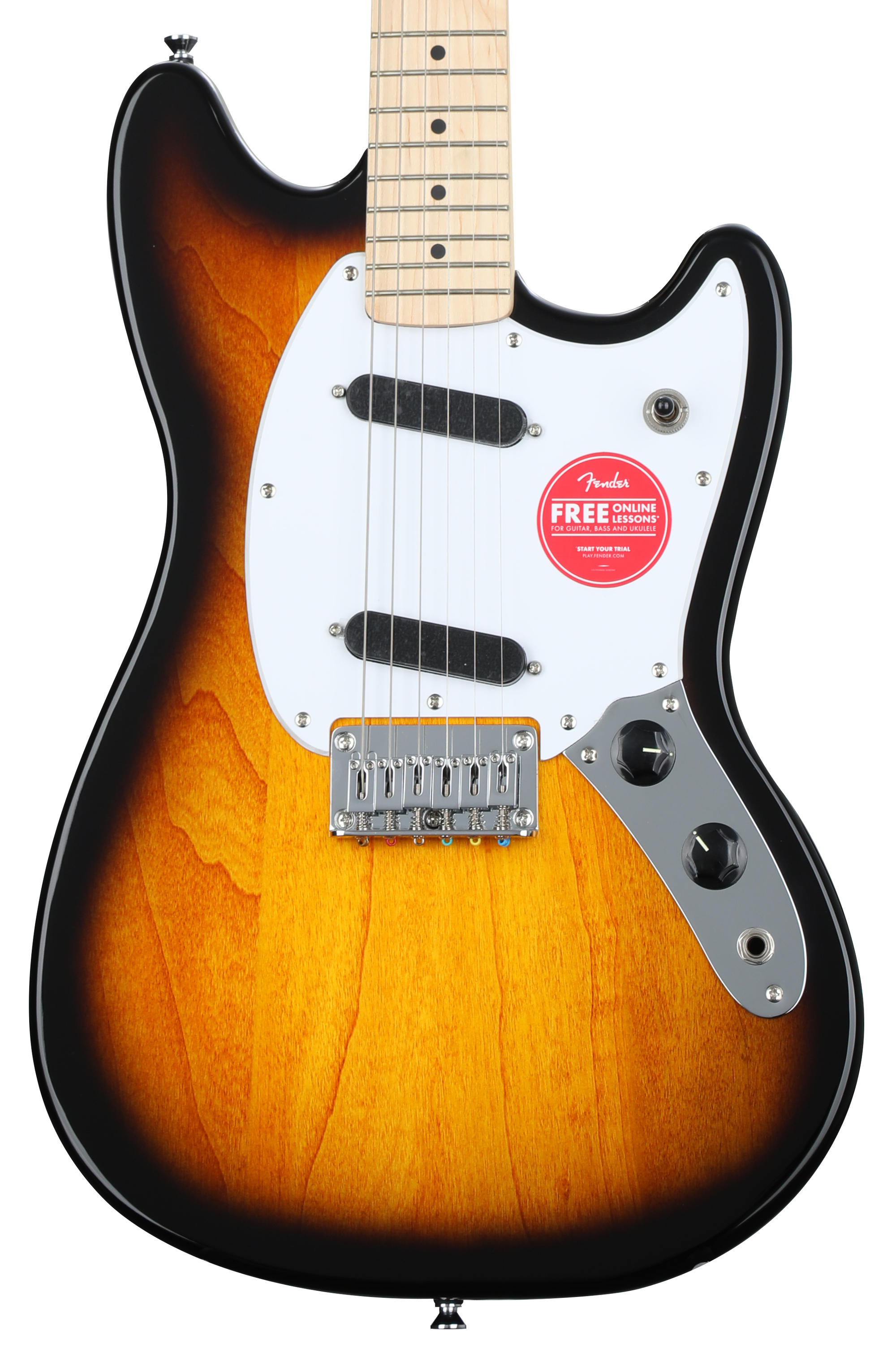 Squier Sonic Mustang Solidbody Electric Guitar - 2-color Sunburst