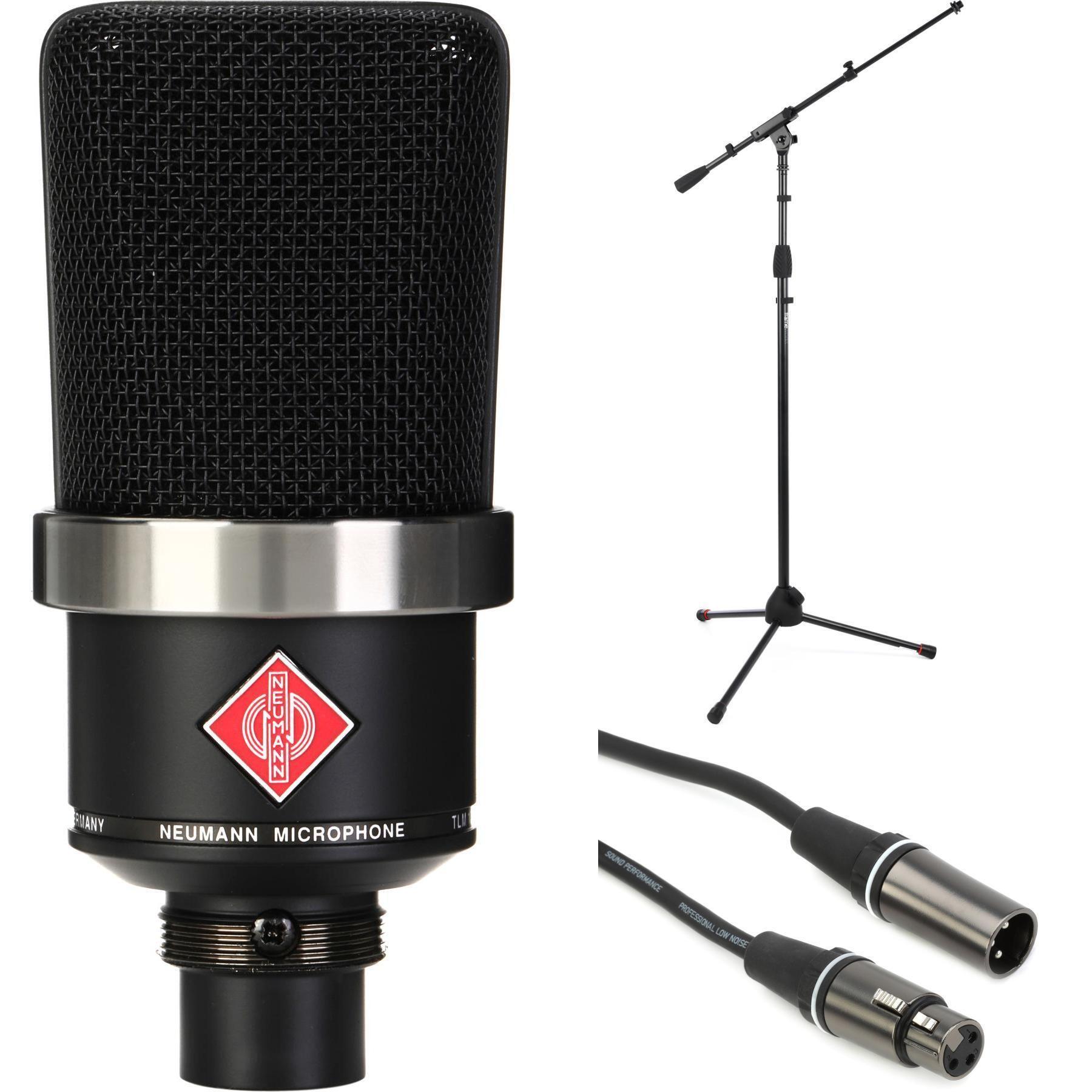 Neumann TLM 102 Large-diaphragm Condenser Microphone - Matte Black