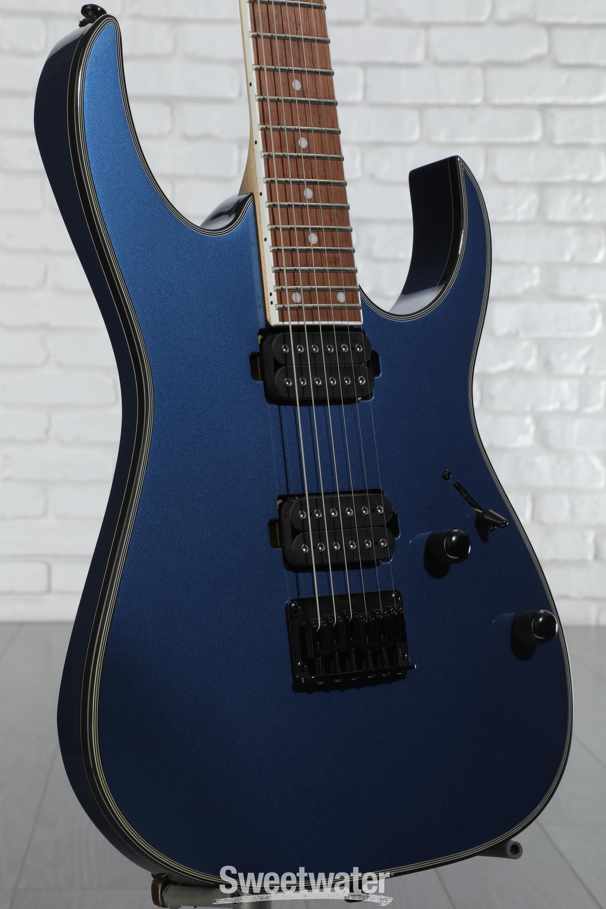 Ibanez RG421EX Electric Guitar - Blue Metallic | Sweetwater