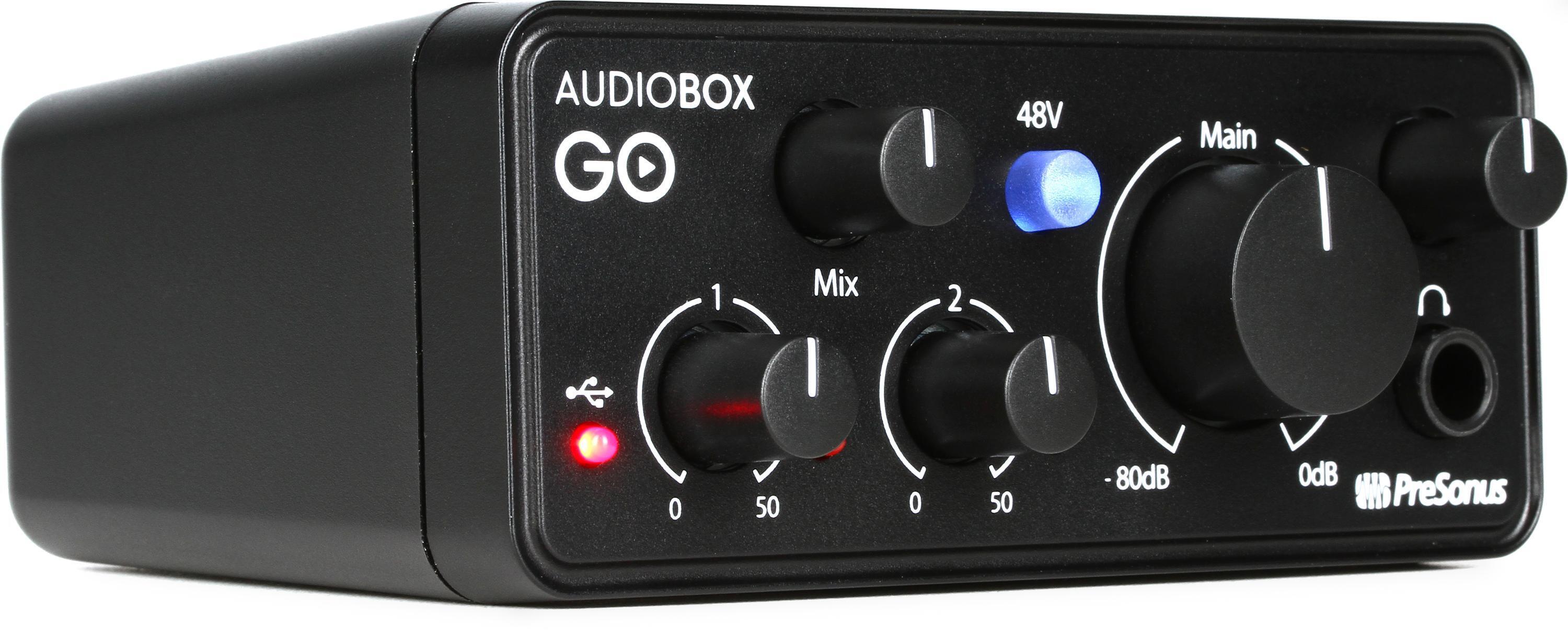 PreSonus AudioBox Go 2x2 USB-C Audio Interface | Sweetwater