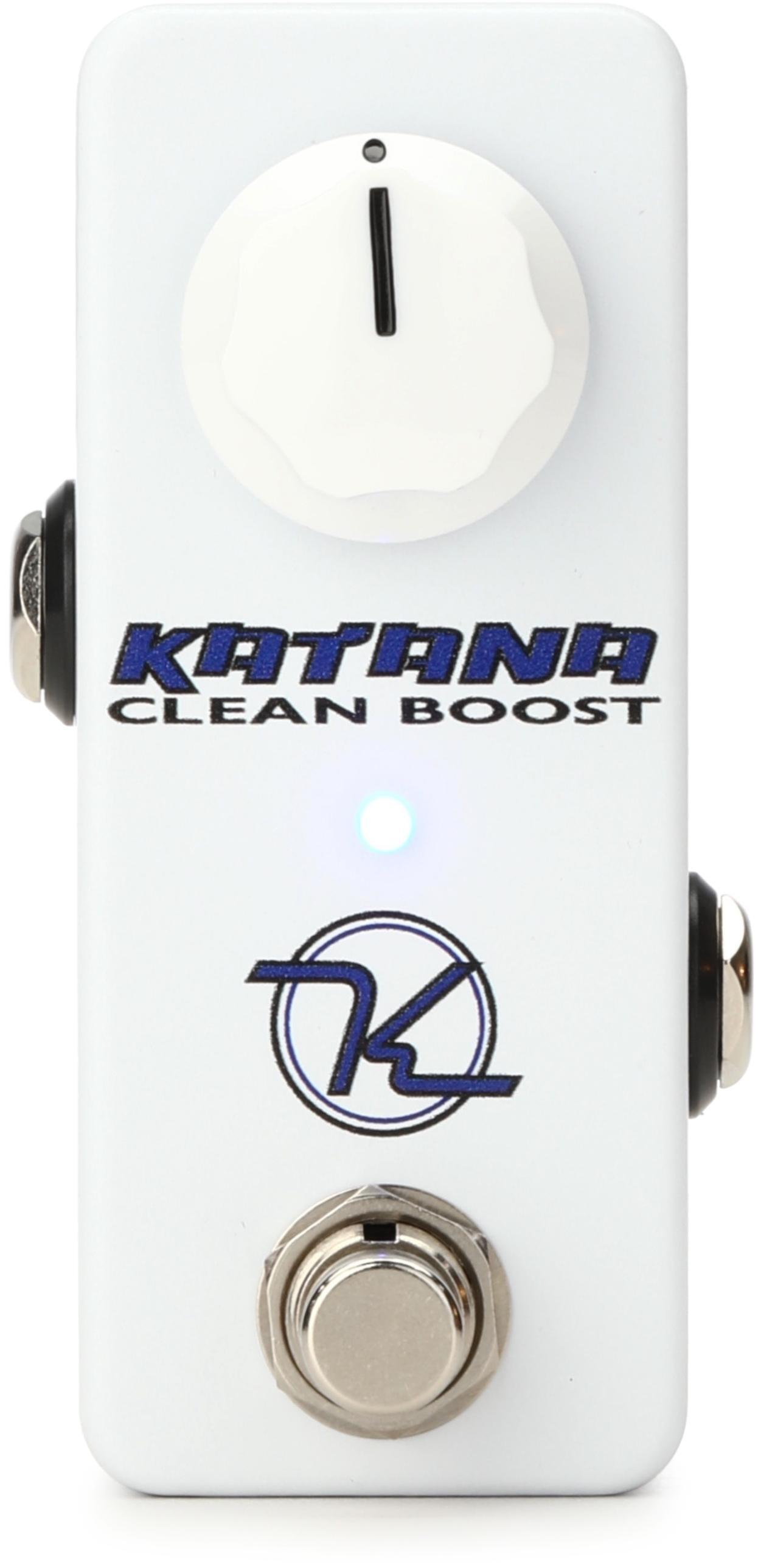 Keeley Katana Mini Clean Boost Pedal - White | Sweetwater