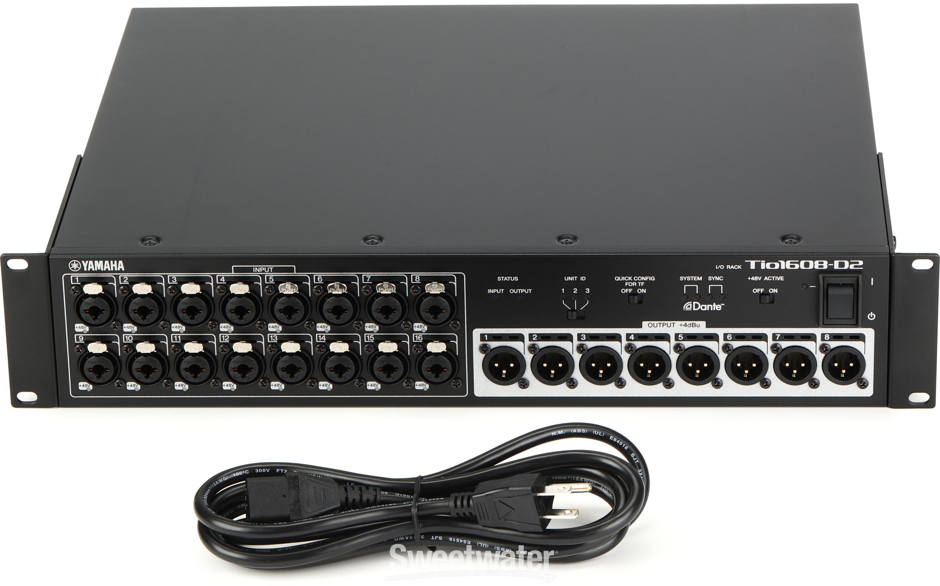 Yamaha Tio1608-D2 Digital Stage Box with Dante Reviews | Sweetwater