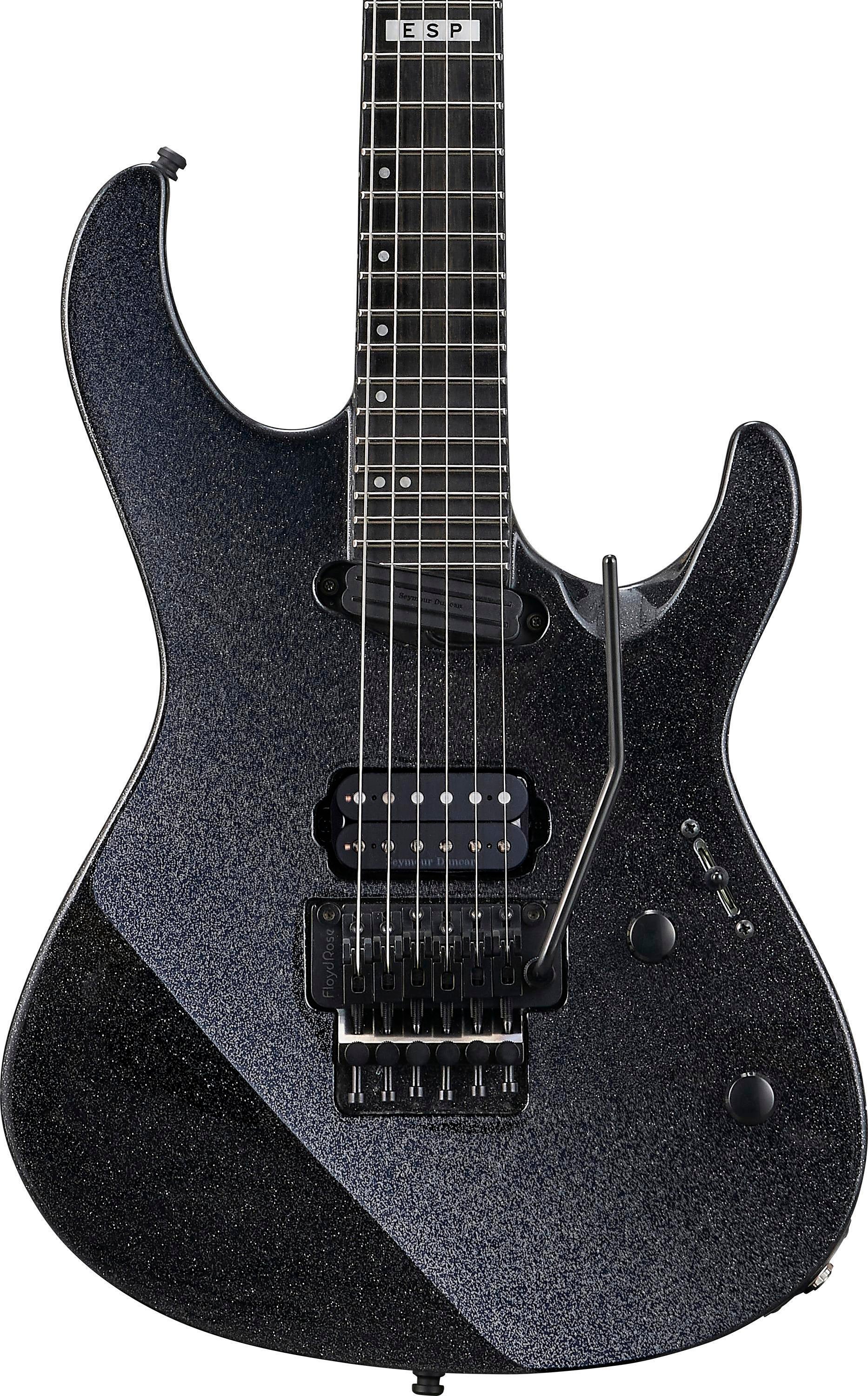 ESP E-II FRX Electric Guitar - Black Satin | Sweetwater