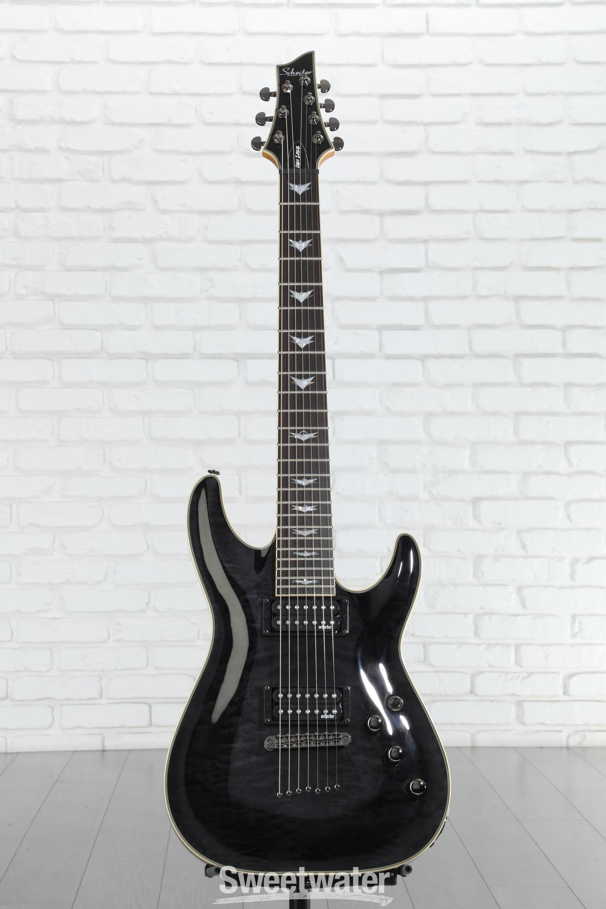 Schecter Omen Extreme-7 Electric Guitar - See Thru Black | Sweetwater