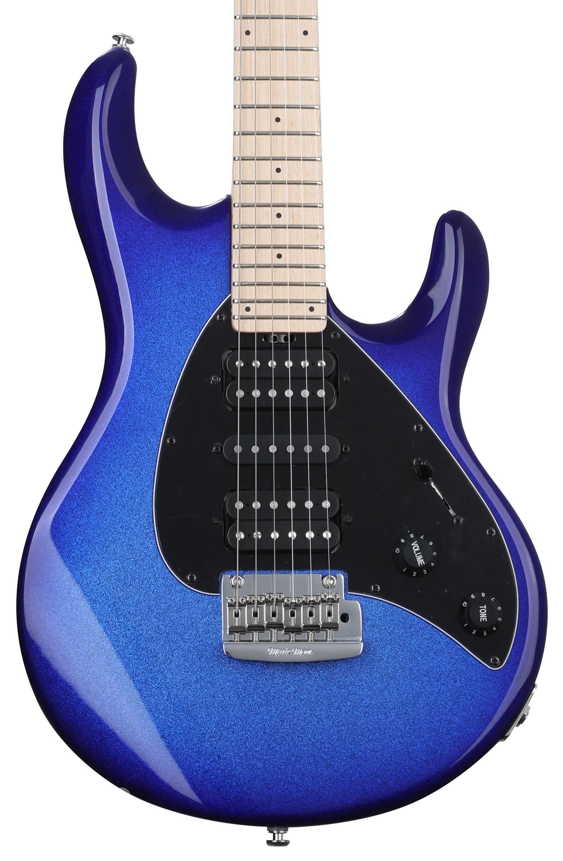 Ernie Ball Music Man Silhouette HSH Trem Electric Guitar - Pacific