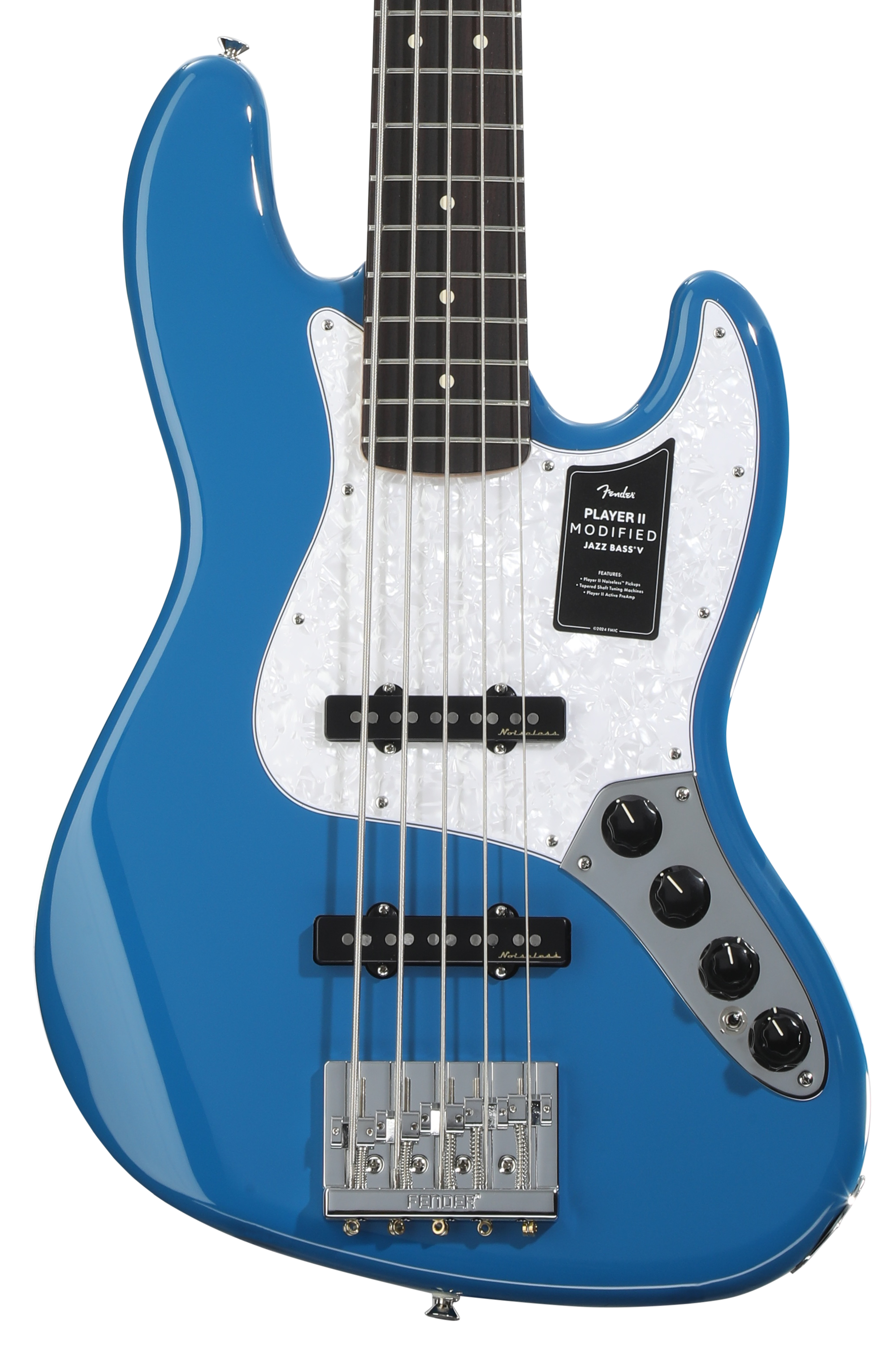 Fender Player II Modified Active Jazz Bass V - Electric Blue