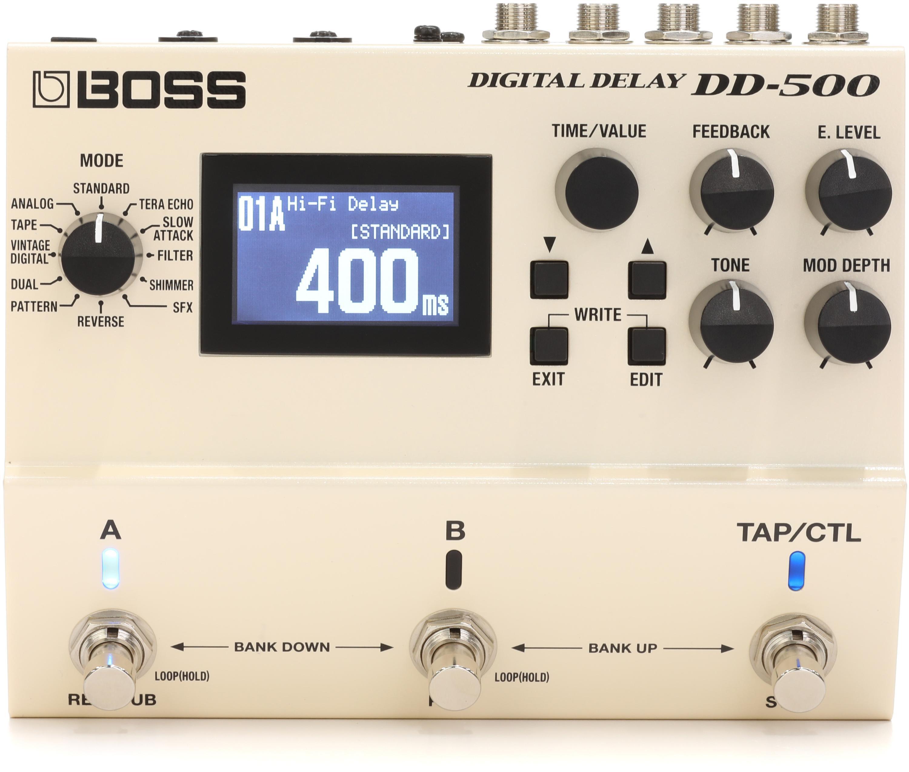 Boss DD-500 Digital Delay Pedal | Sweetwater
