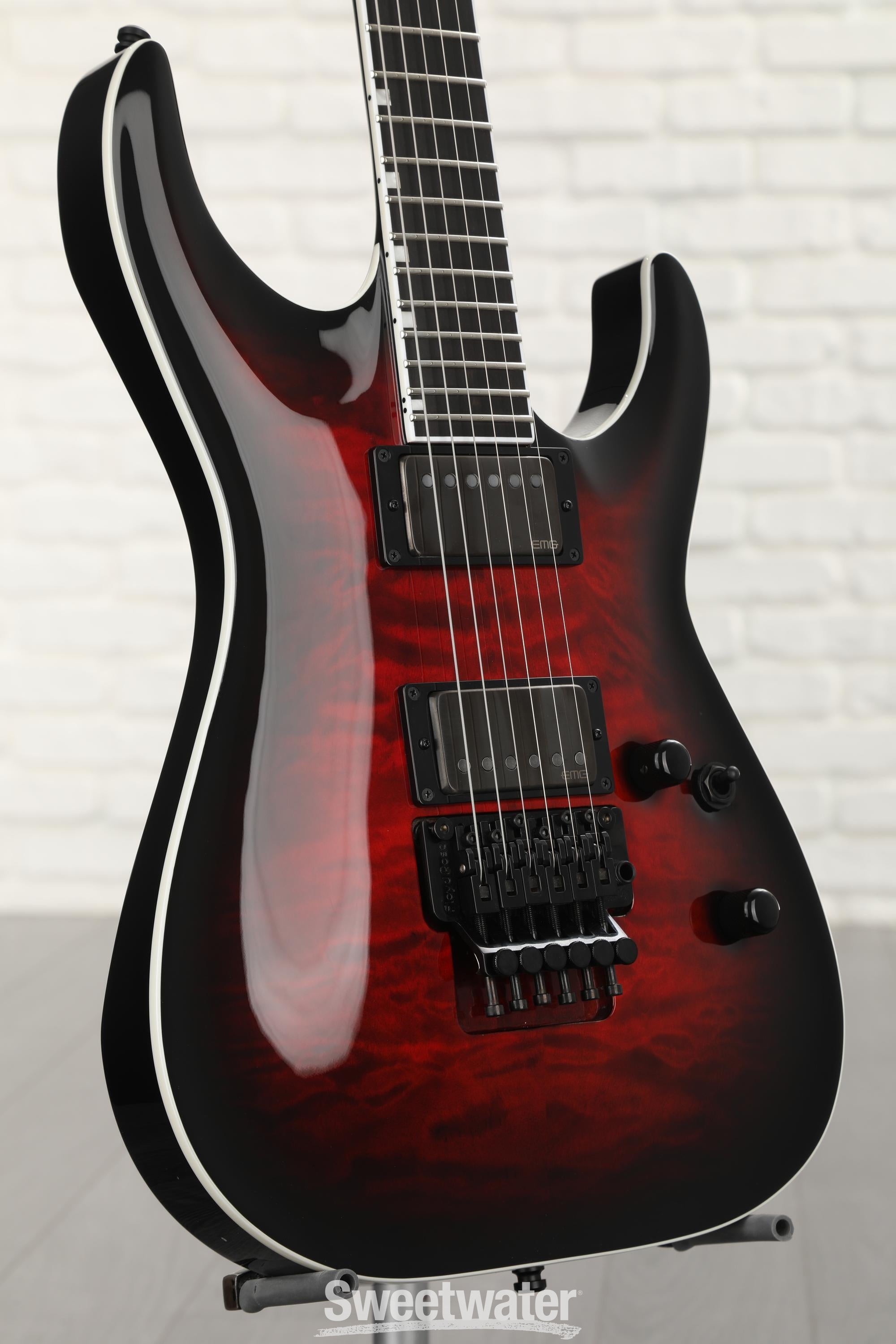 ESP E-II Horizon FR-II Electric Guitar - See-Thru-Black Cherry