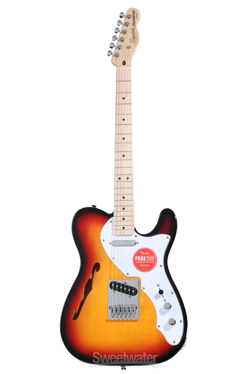 Squier Affinity Series Telecaster Thinline Electric Guitar - 3
