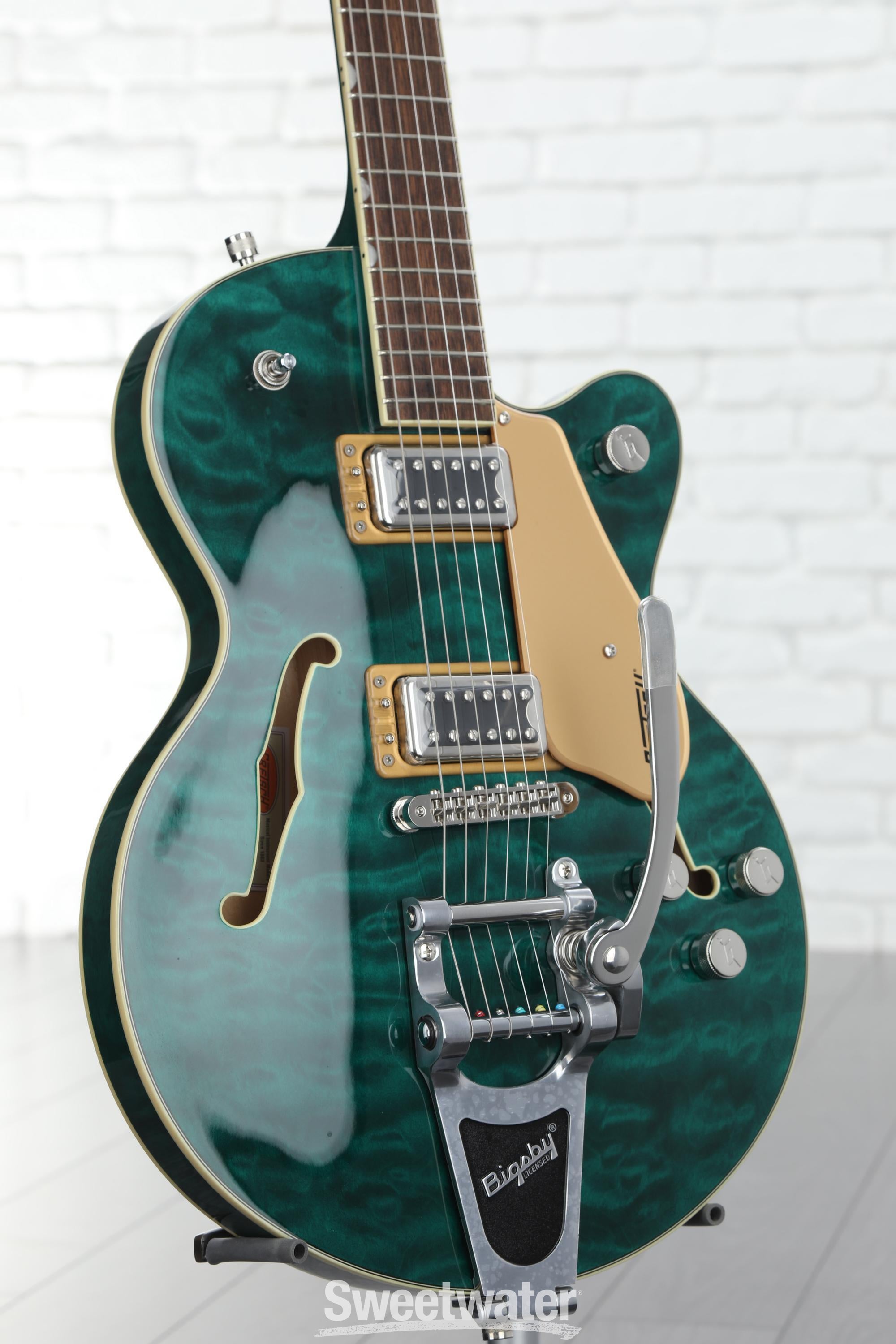 Gretsch G5655T-QM Electromatic Center Block Jr. Quilt Semi