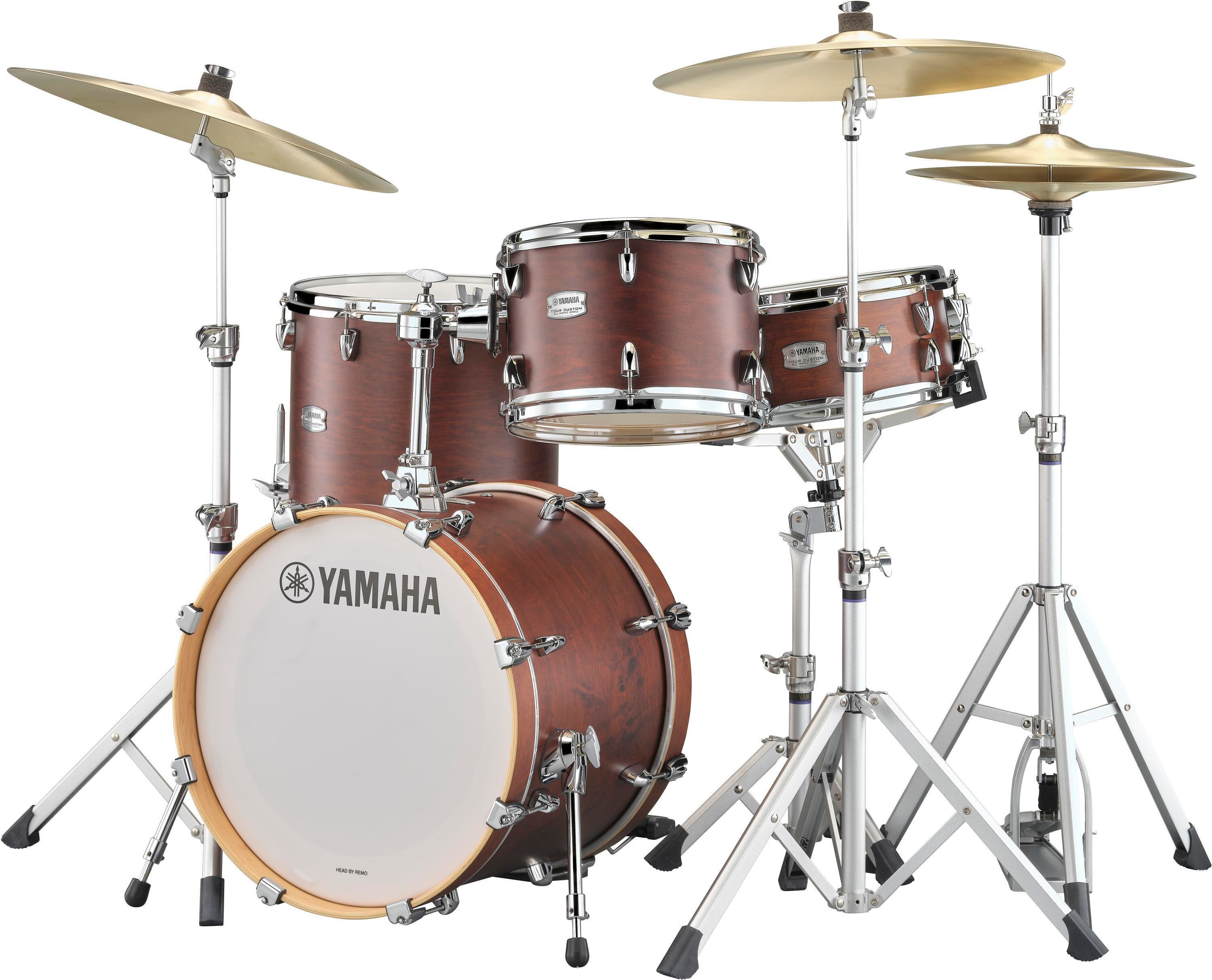 Yamaha TMP8F3 Tour Custom 3-piece Shell Pack - Chocolate Satin