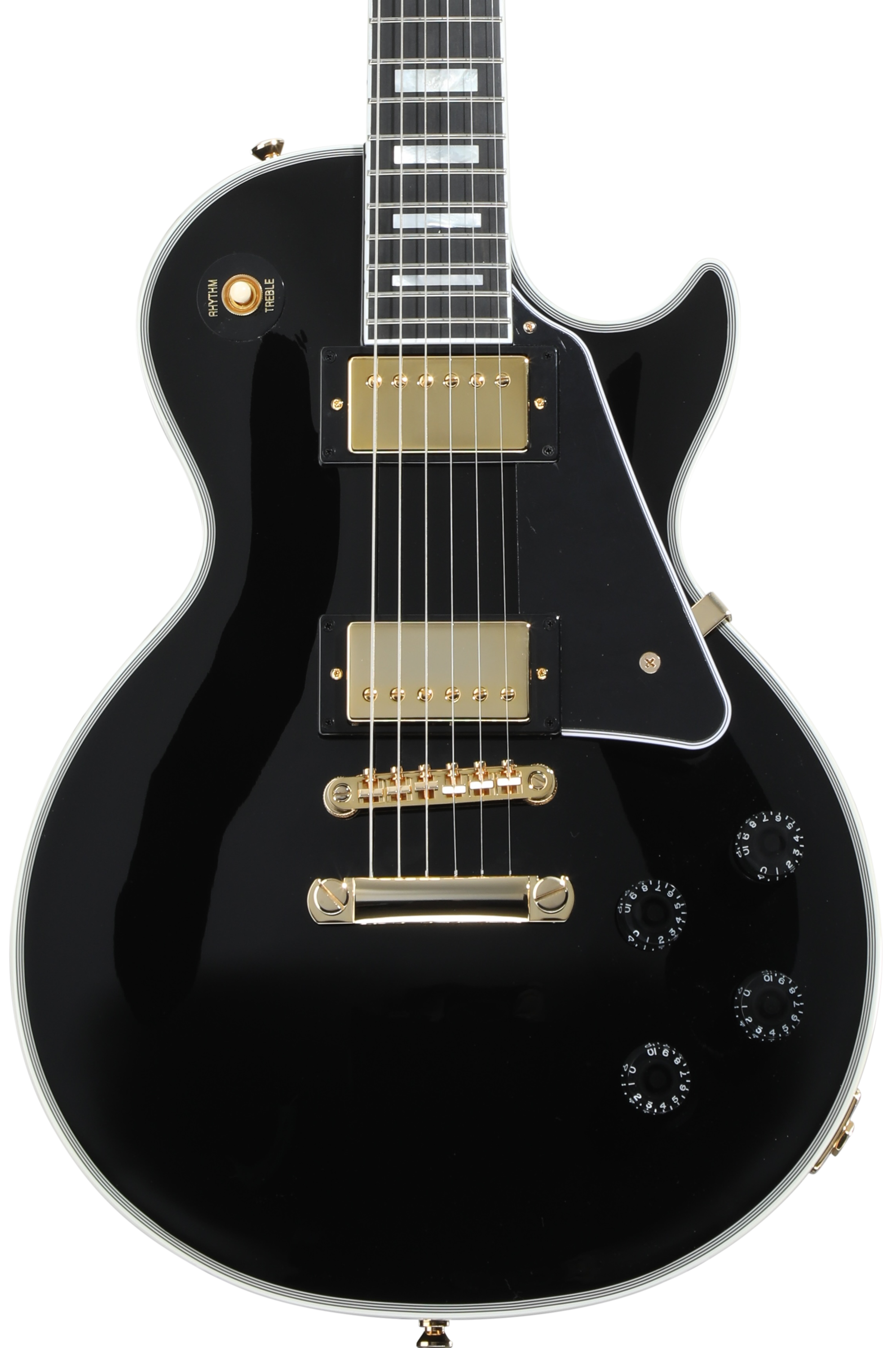 Epiphone Inspired by Gibson Custom Les Paul Custom Electric Guitar
