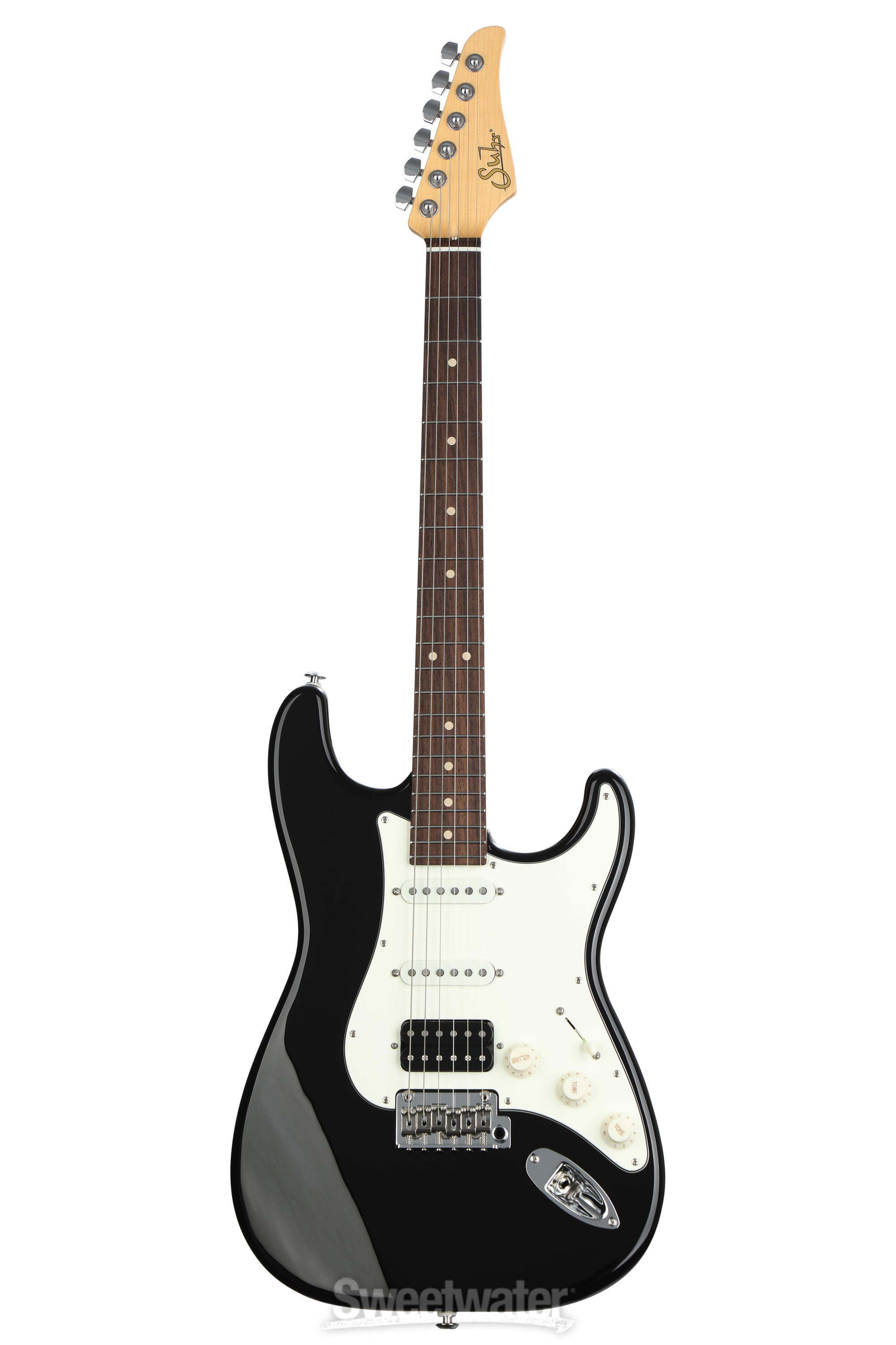 Suhr Classic S Electric Guitar - Black, HSS | Sweetwater